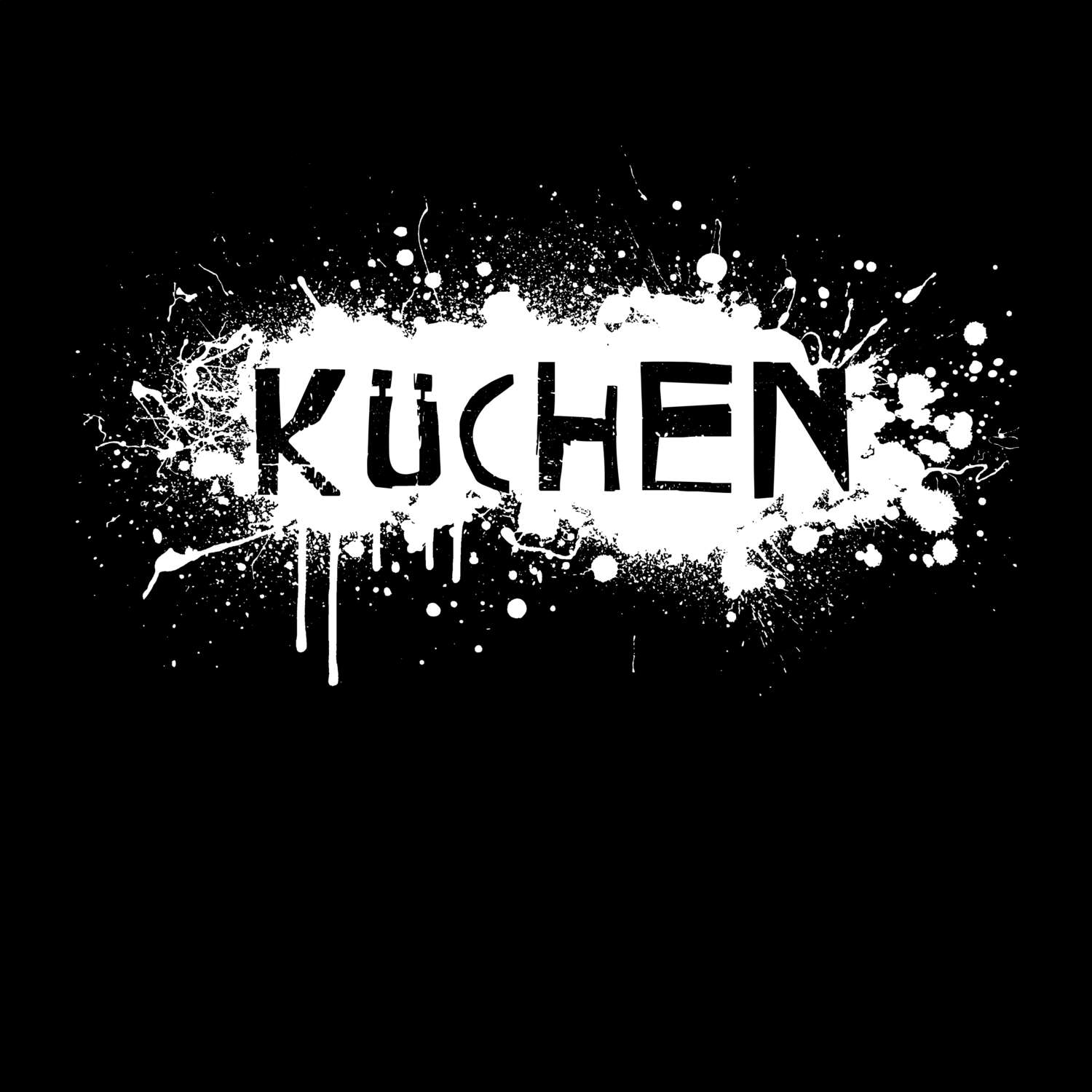 Küchen T-Shirt »Paint Splash Punk«