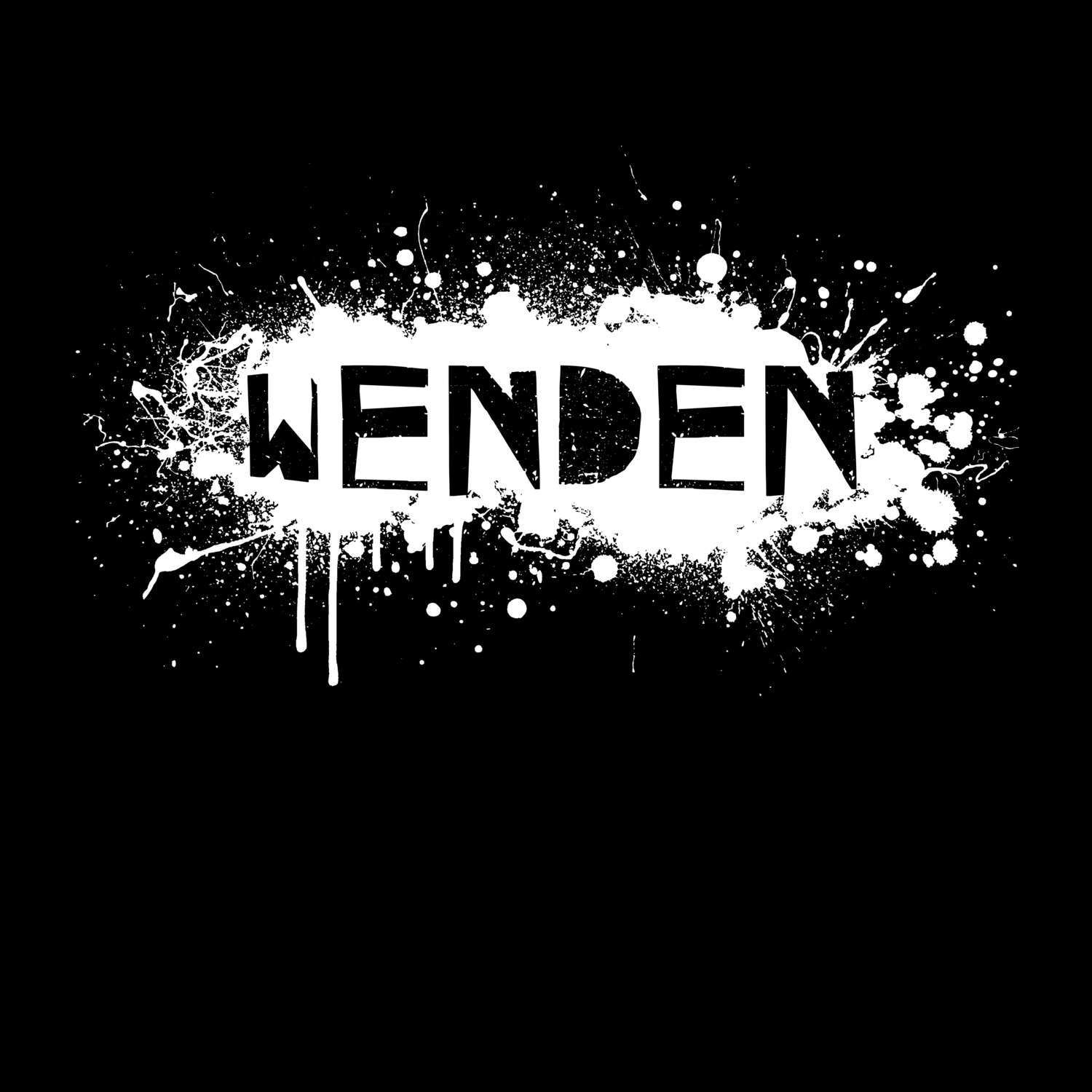 Wenden T-Shirt »Paint Splash Punk«