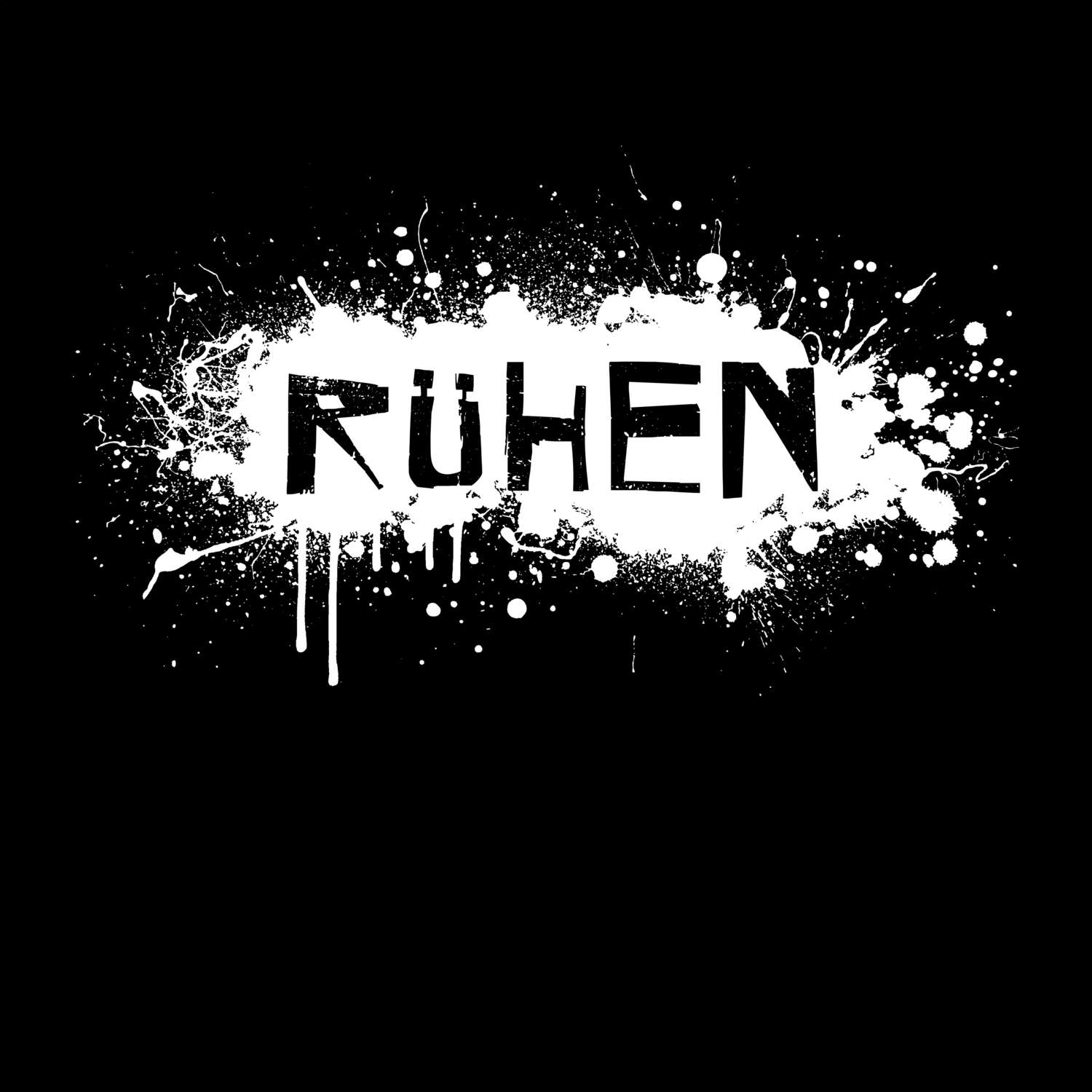 Rühen T-Shirt »Paint Splash Punk«