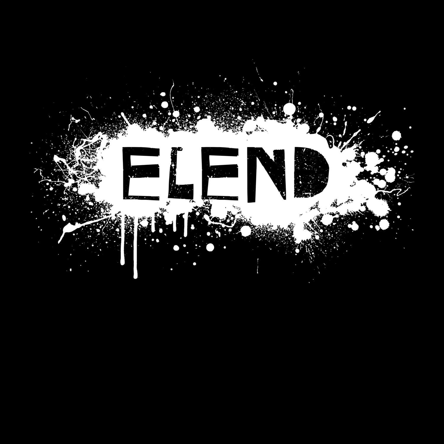 Elend T-Shirt »Paint Splash Punk«