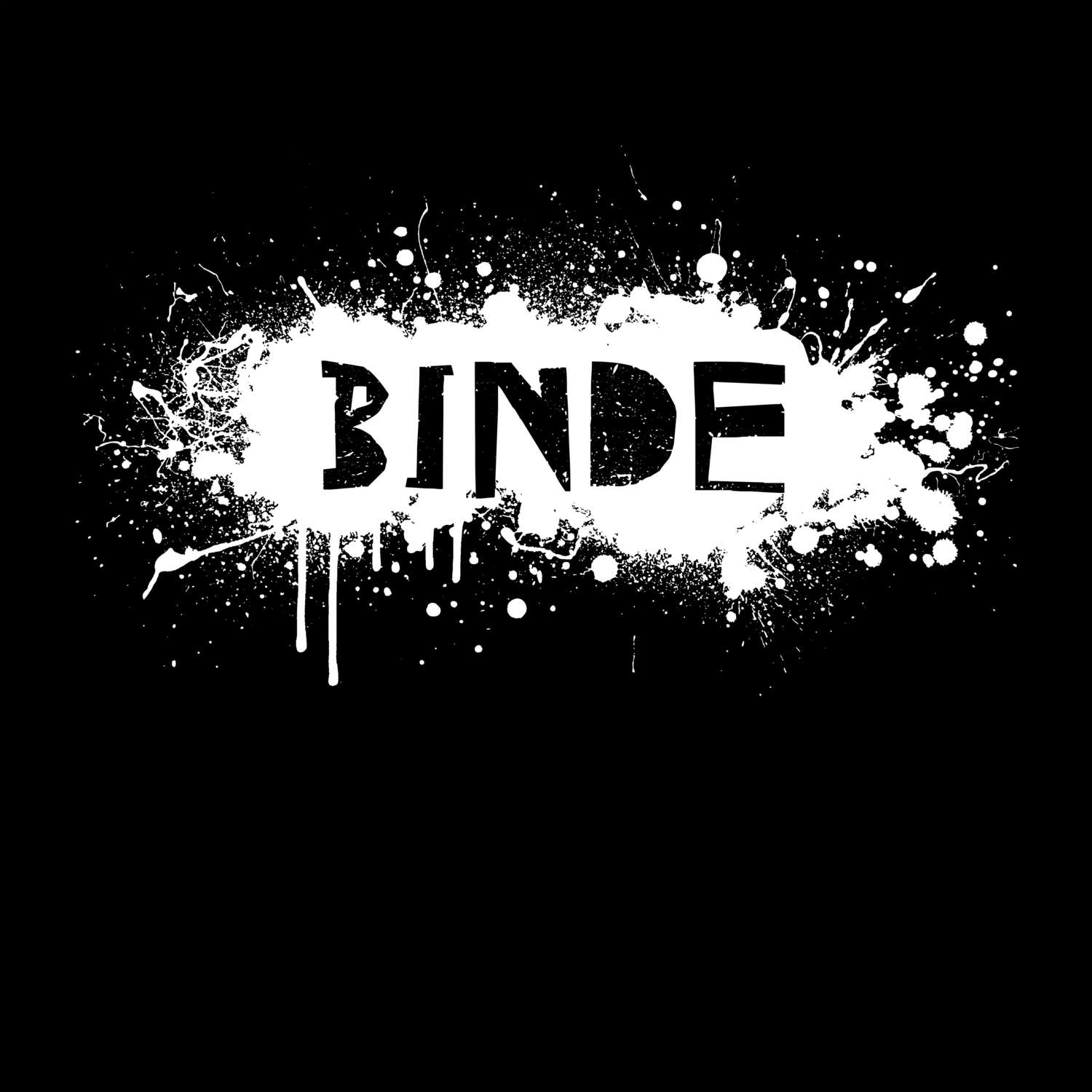 T-Shirt »Paint Splash Punk« für den Ort »Binde«