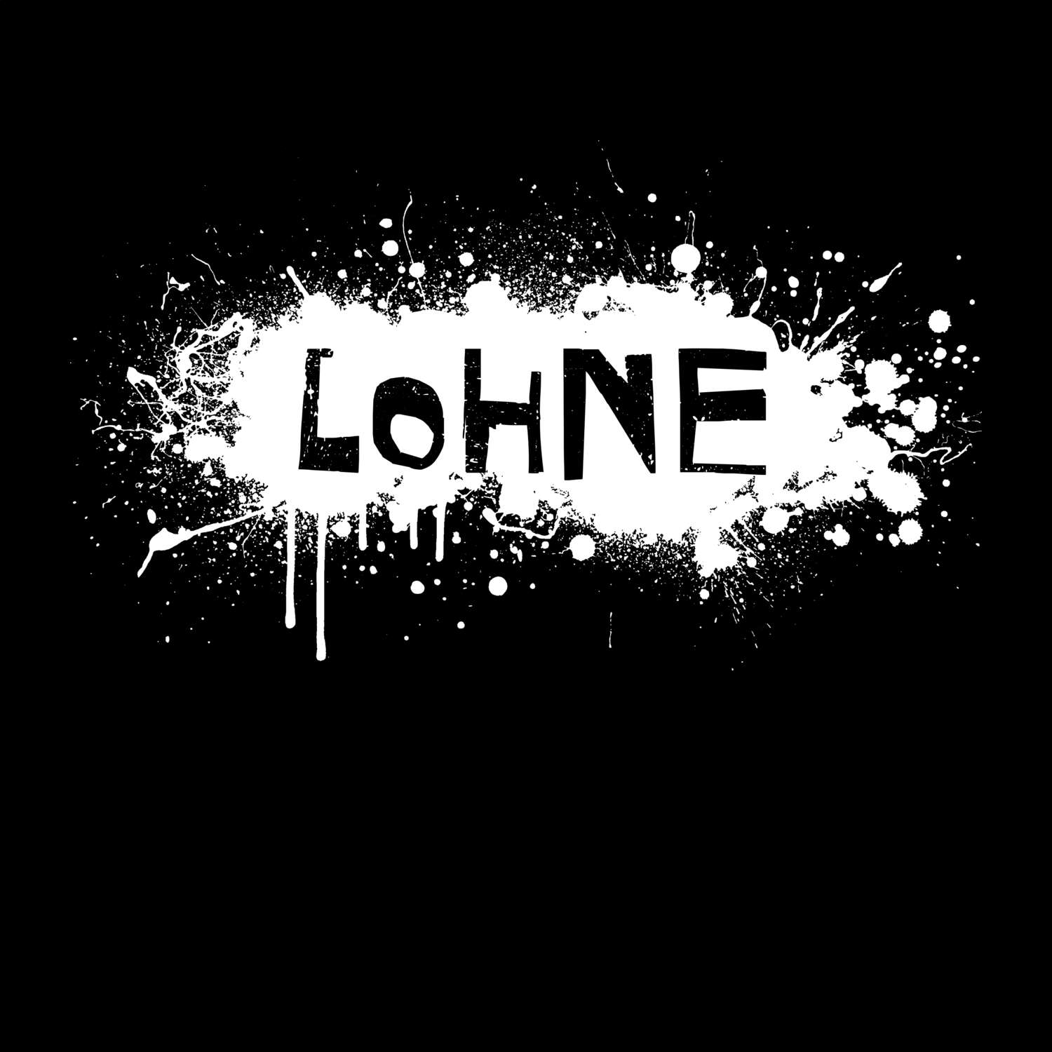 T-Shirt »Paint Splash Punk« für den Ort »Lohne«