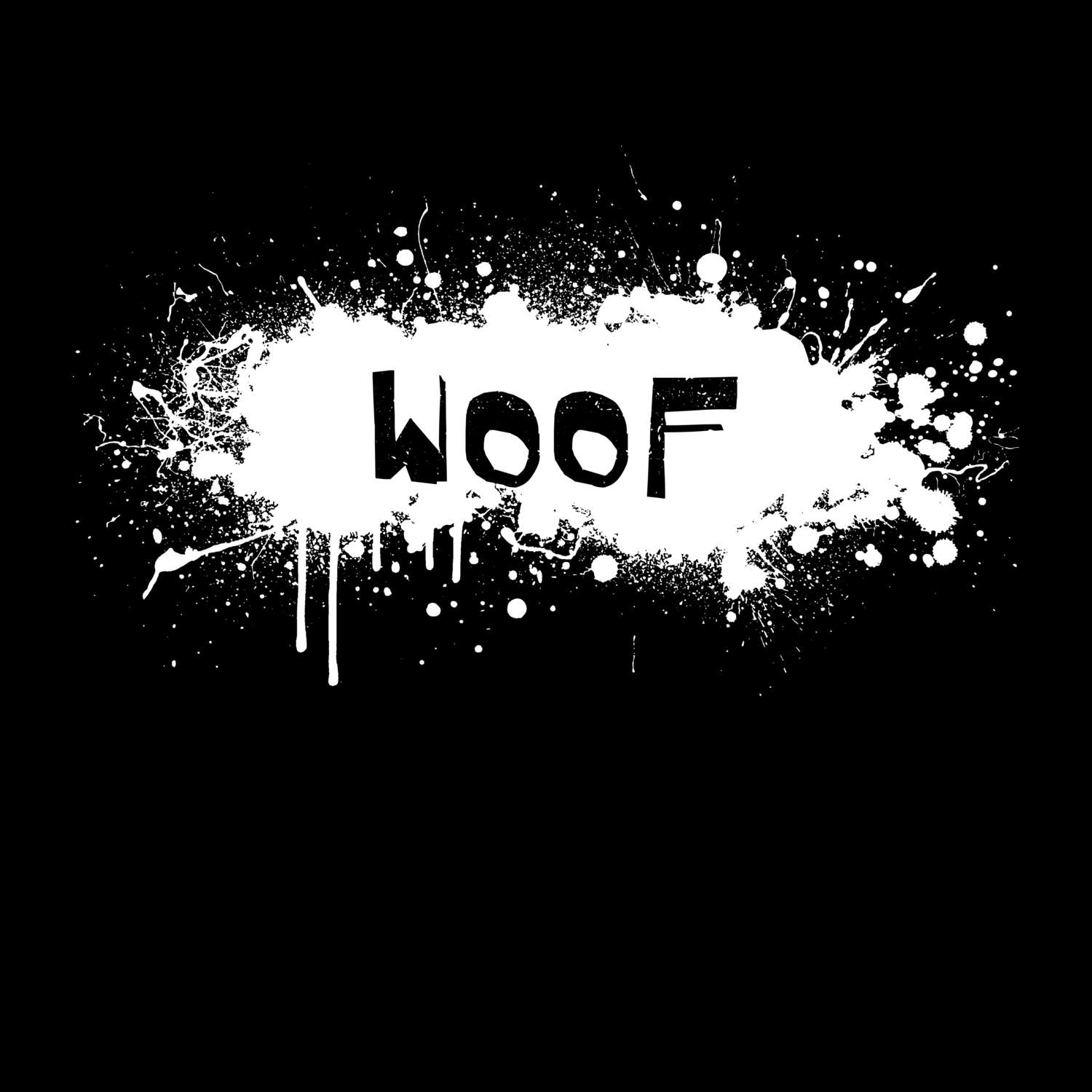 T-Shirt »Paint Splash Punk« für den Ort »Woof«