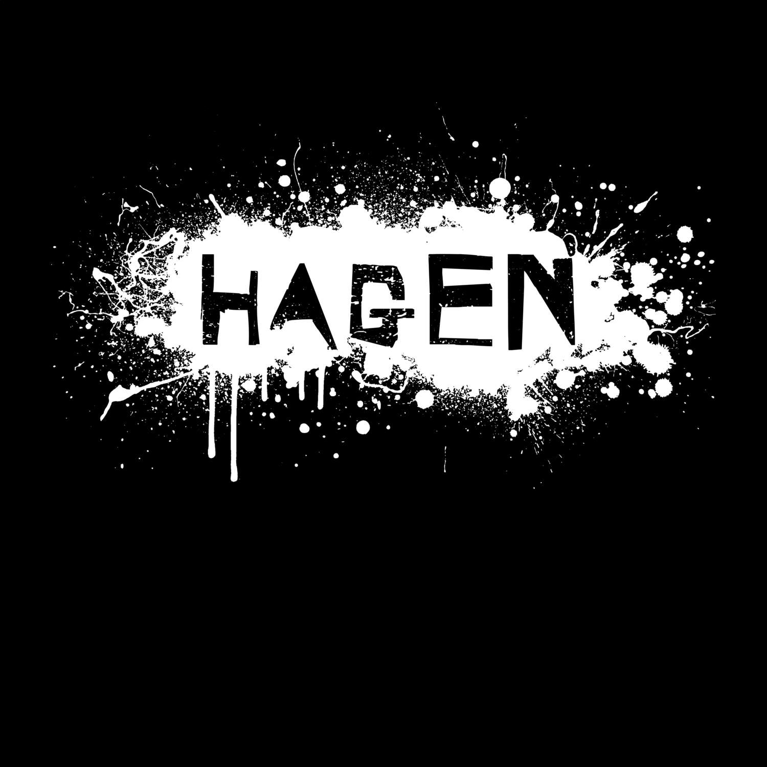 Hagen T-Shirt »Paint Splash Punk«