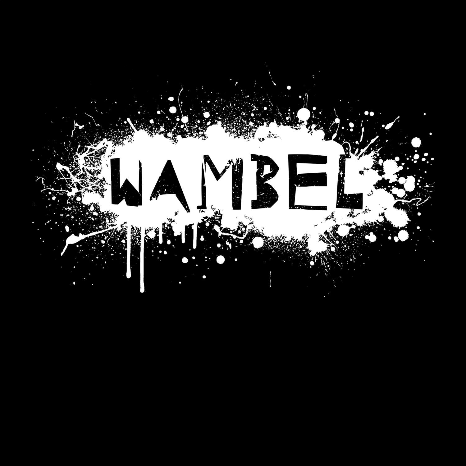 Wambel T-Shirt »Paint Splash Punk«