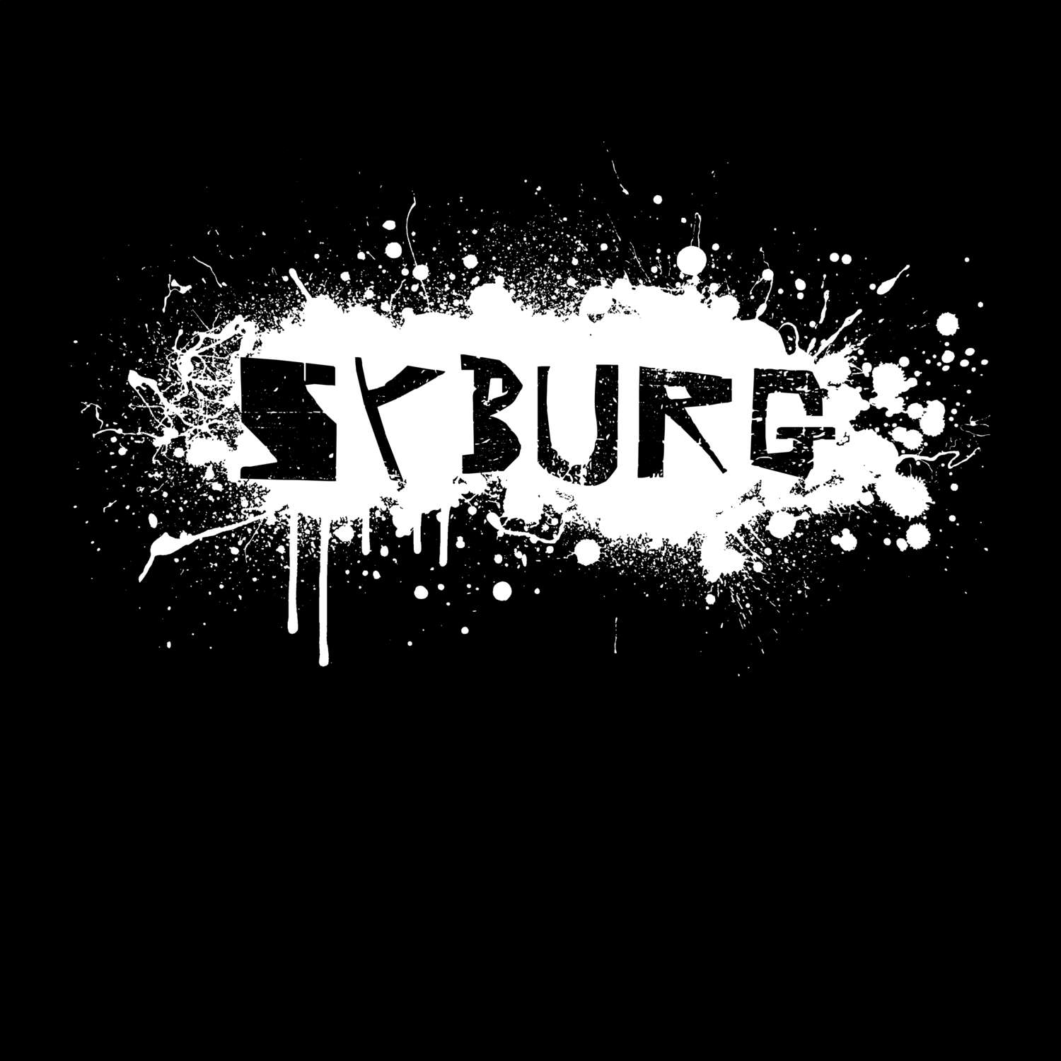 Syburg T-Shirt »Paint Splash Punk«