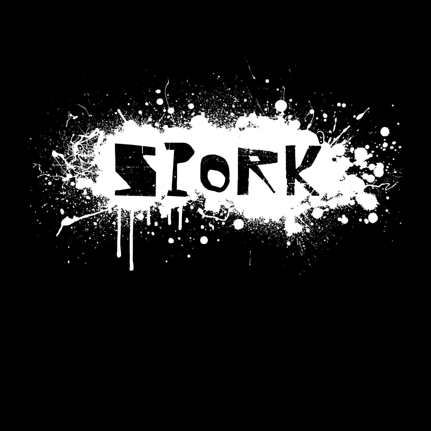 Spork T-Shirt »Paint Splash Punk«