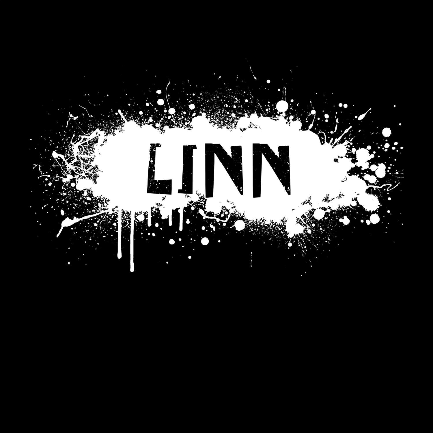 T-Shirt »Paint Splash Punk« für den Ort »Linn«