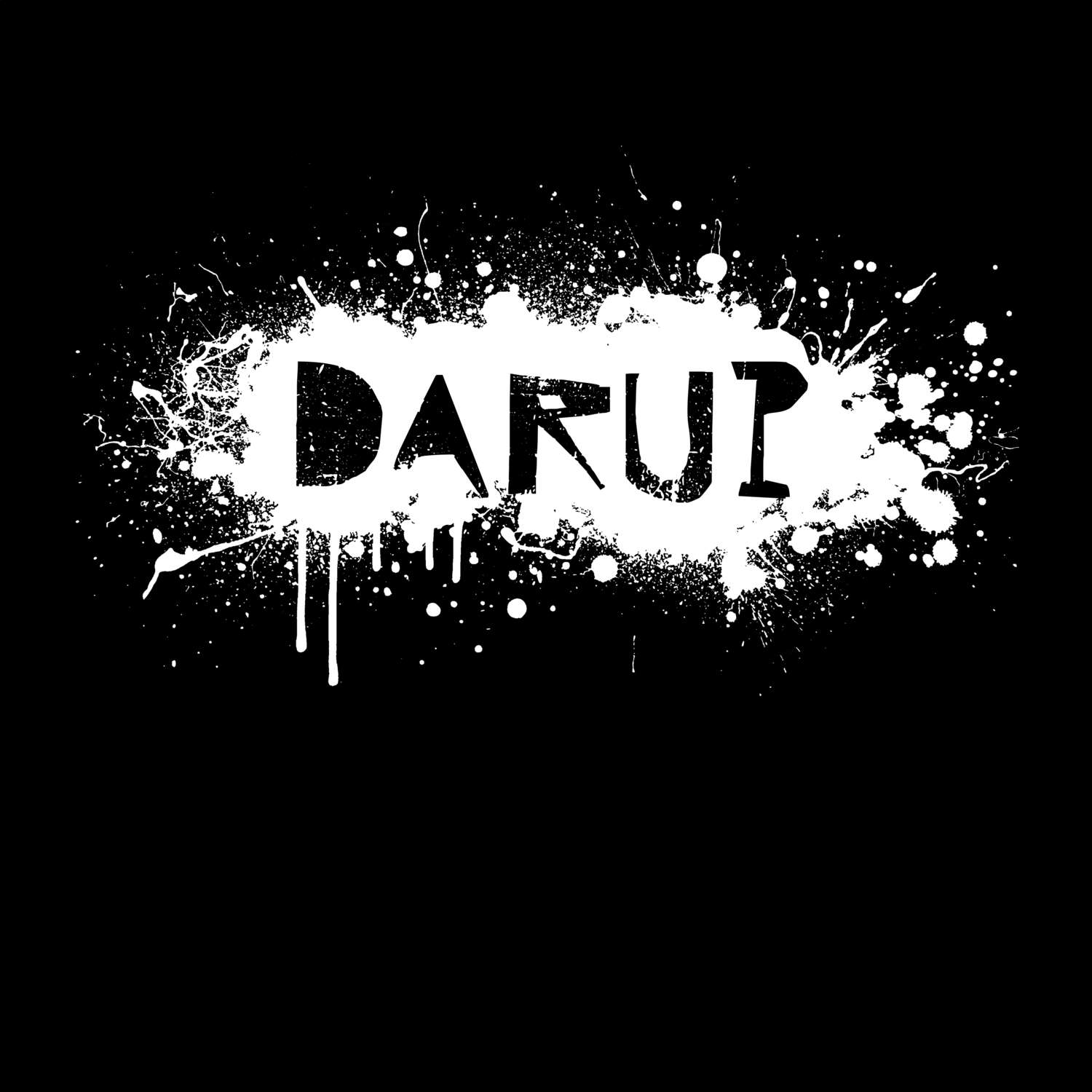 T-Shirt »Paint Splash Punk« für den Ort »Darup«