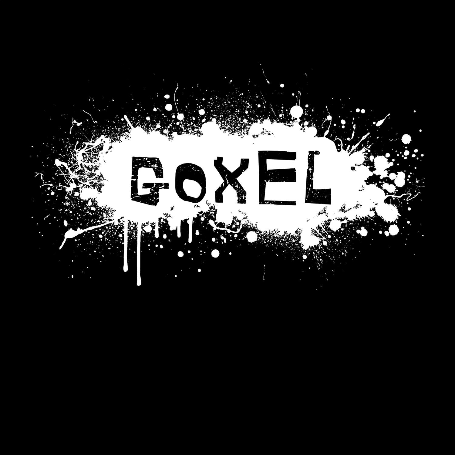 T-Shirt »Paint Splash Punk« für den Ort »Goxel«