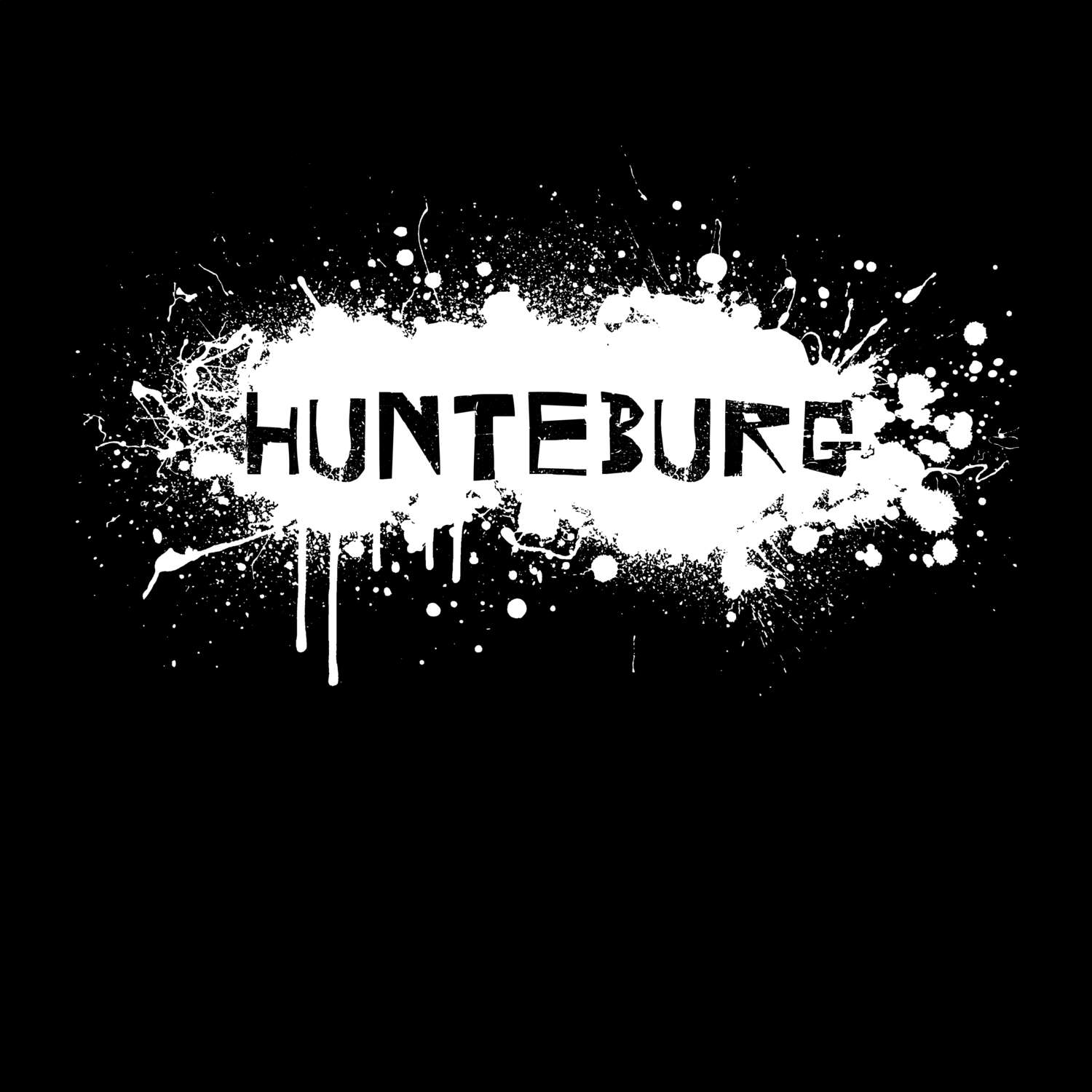 T-Shirt »Paint Splash Punk« für den Ort »Hunteburg«