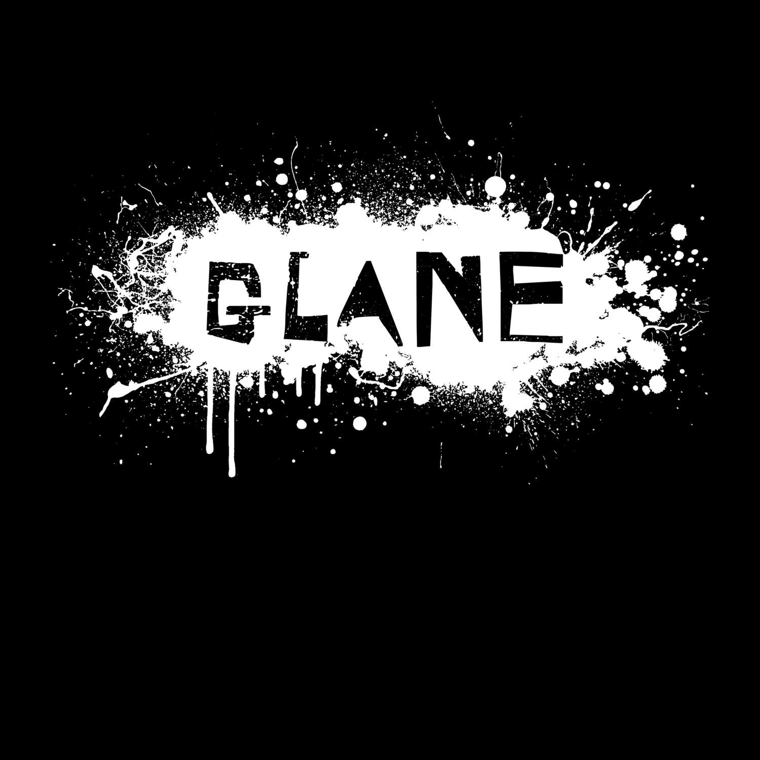 T-Shirt »Paint Splash Punk« für den Ort »Glane«