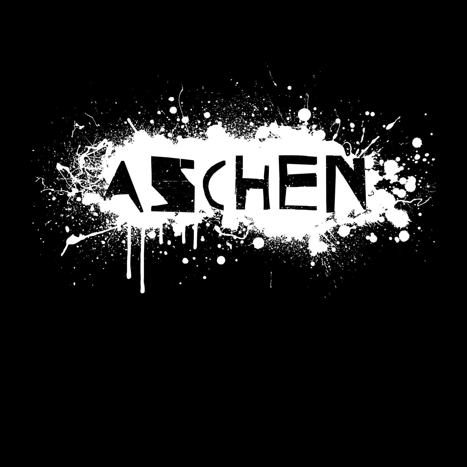 Aschen T-Shirt »Paint Splash Punk«