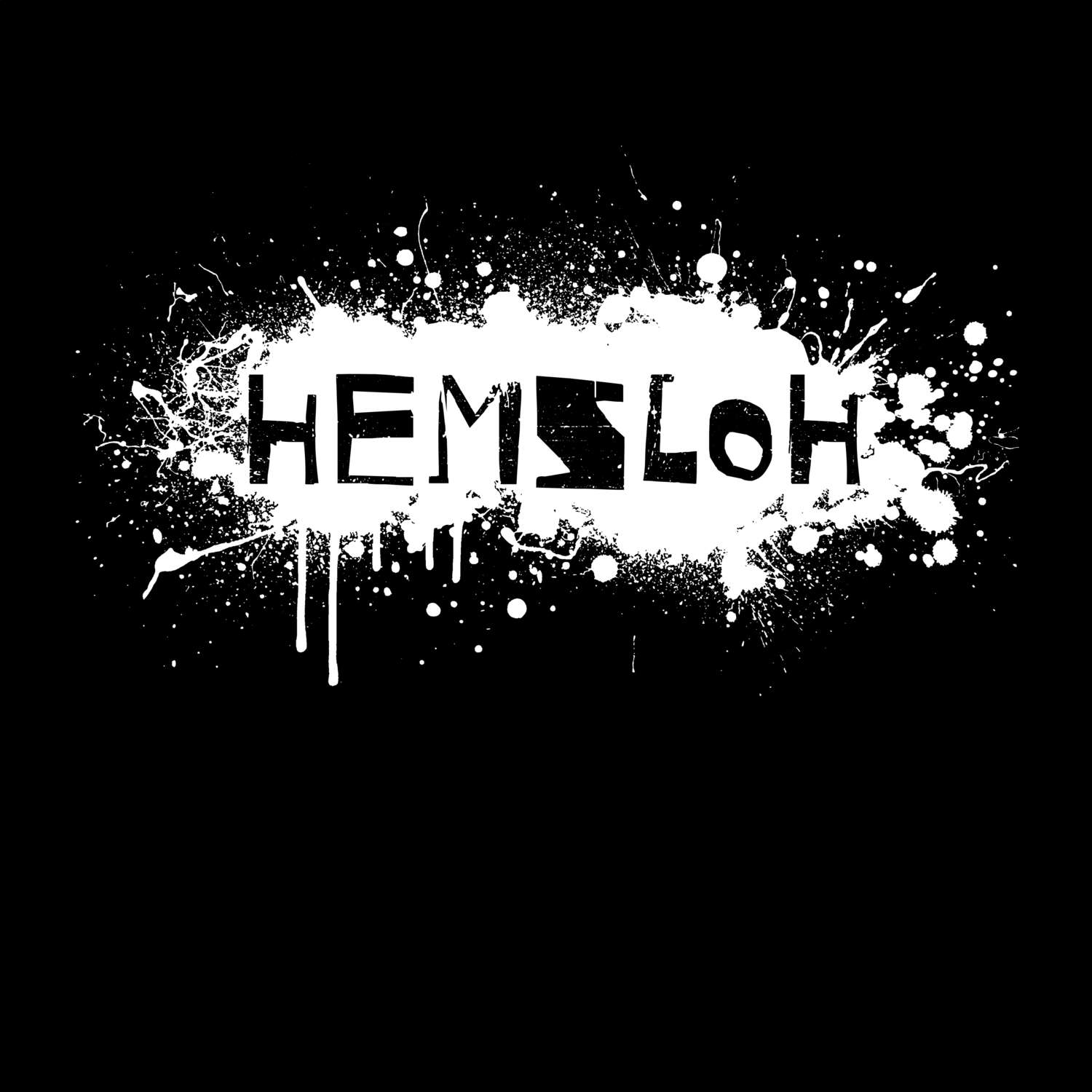 Hemsloh T-Shirt »Paint Splash Punk«
