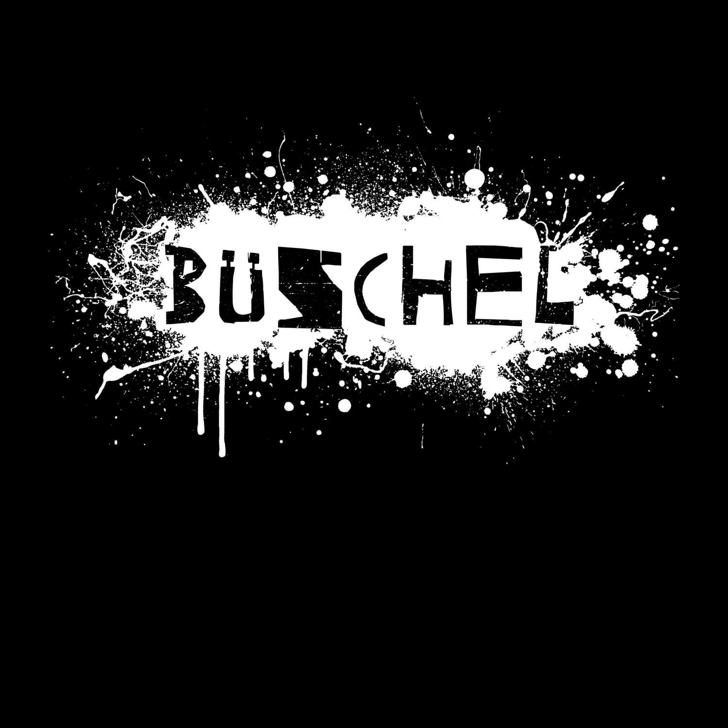 Büschel T-Shirt »Paint Splash Punk«