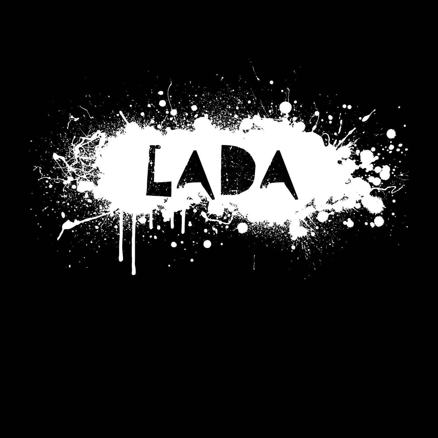 T-Shirt »Paint Splash Punk« für den Ort »Lada«