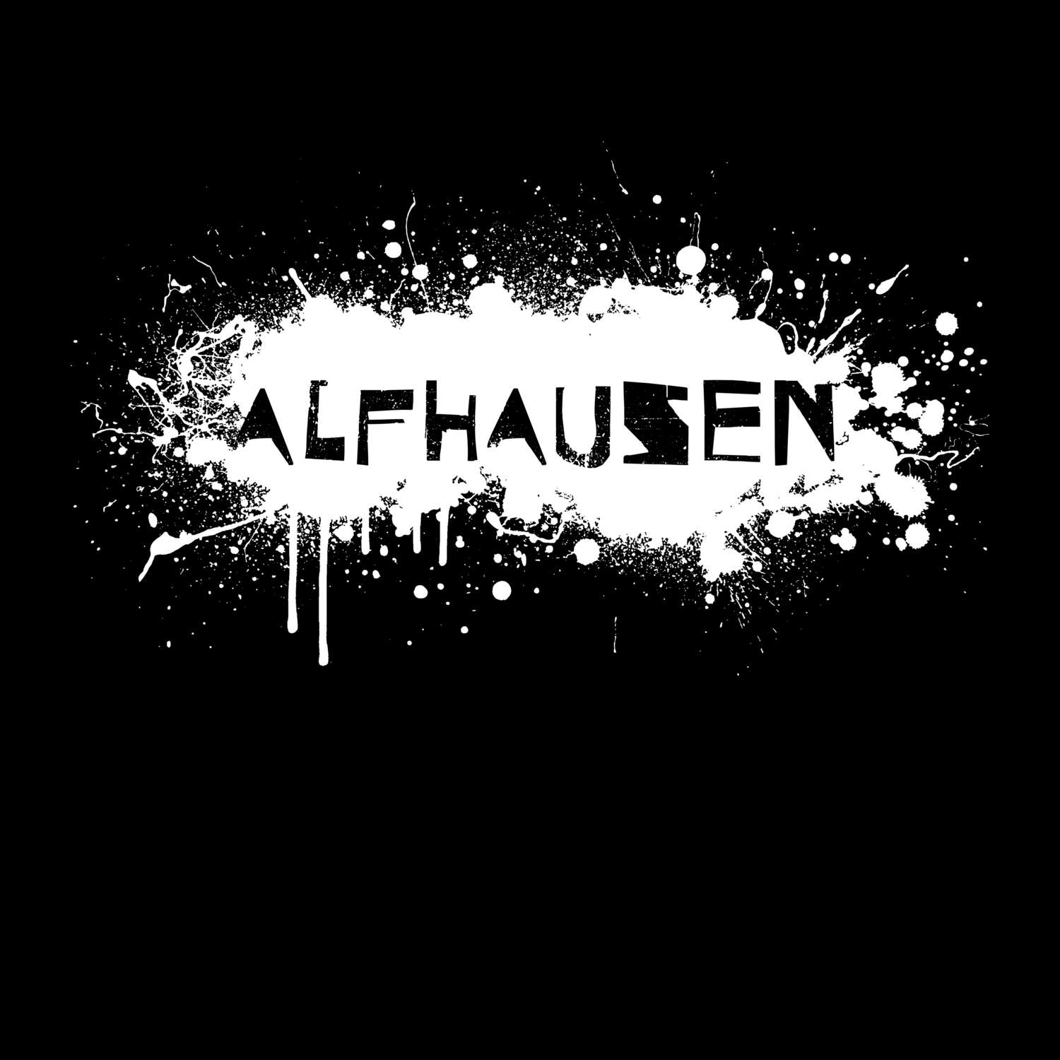 T-Shirt »Paint Splash Punk« für den Ort »Alfhausen«