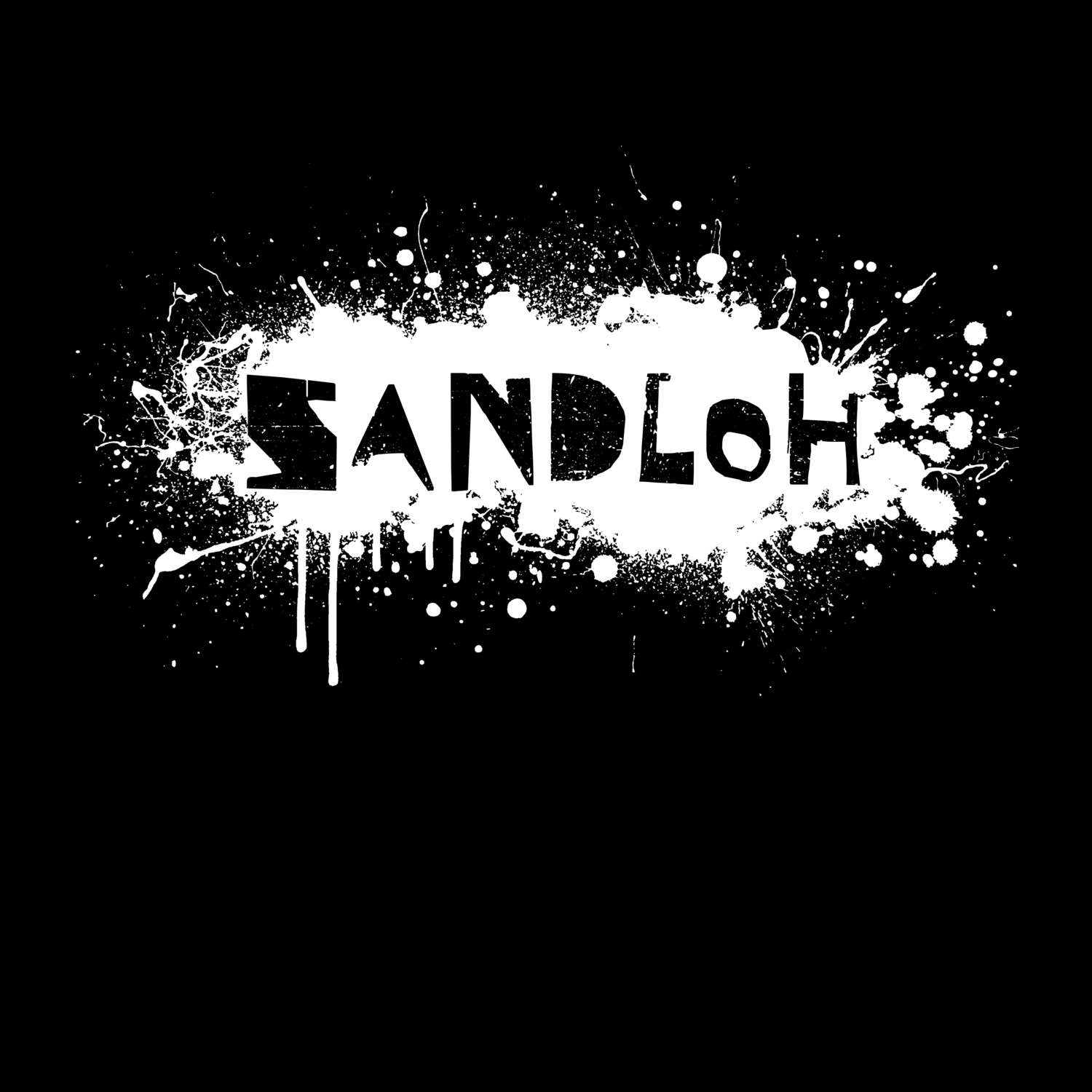 Sandloh T-Shirt »Paint Splash Punk«