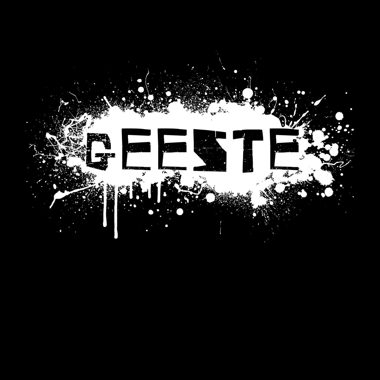 Geeste T-Shirt »Paint Splash Punk«