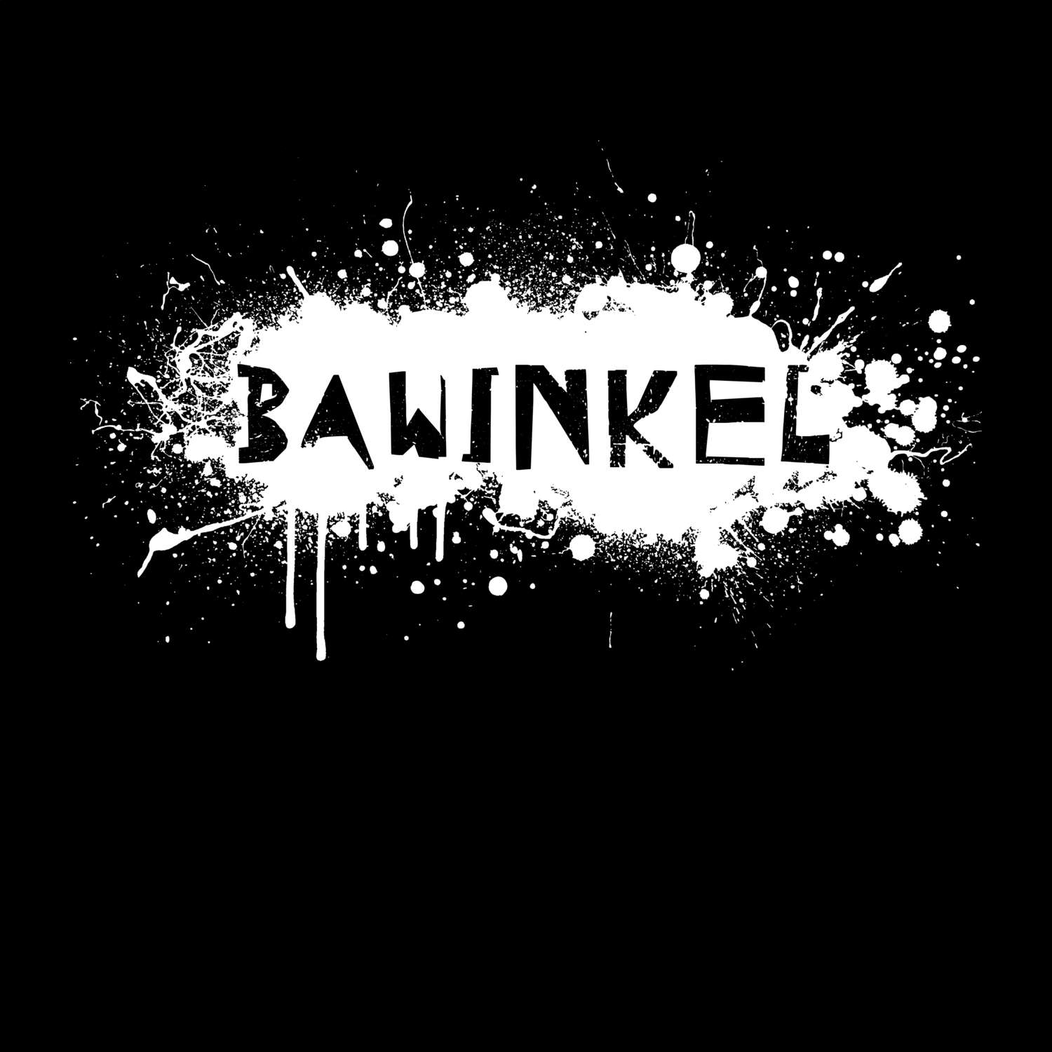 T-Shirt »Paint Splash Punk« für den Ort »Bawinkel«