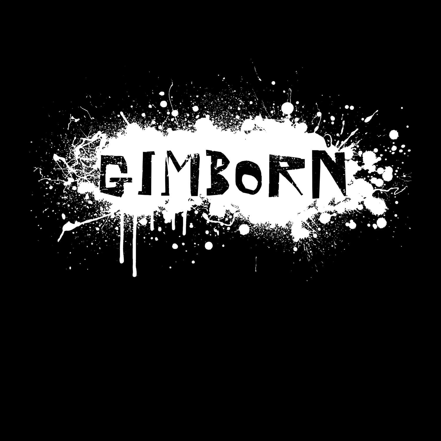 Gimborn T-Shirt »Paint Splash Punk«