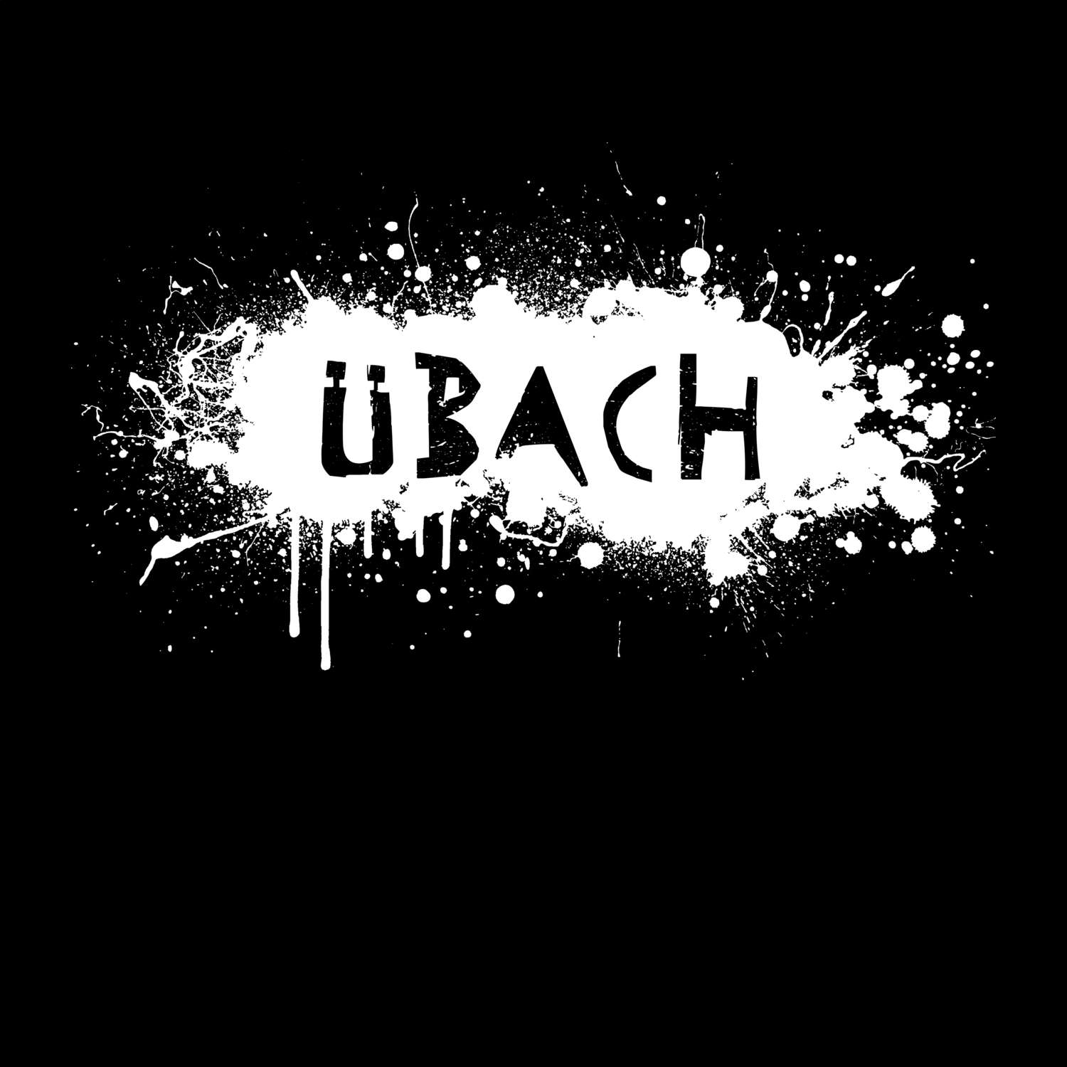 Übach T-Shirt »Paint Splash Punk«