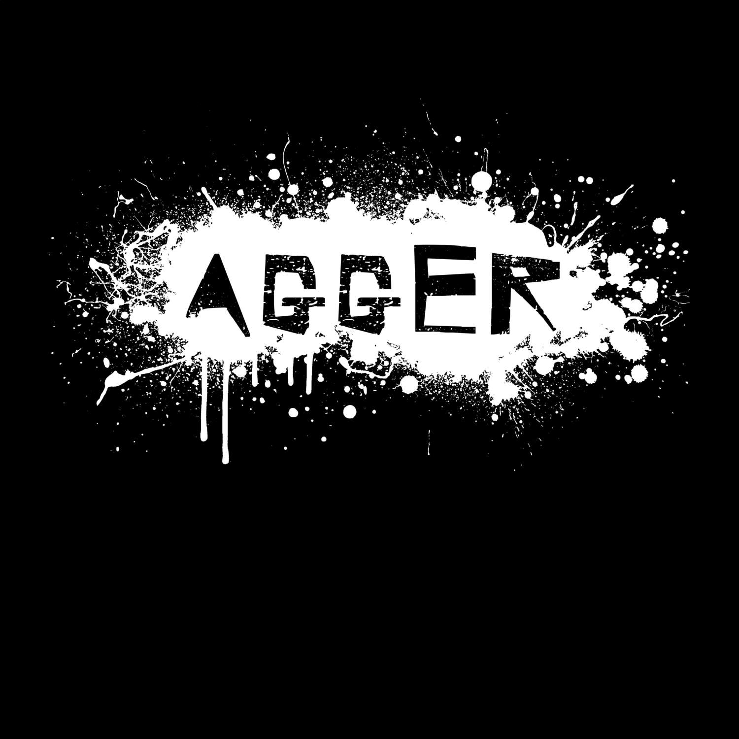 T-Shirt »Paint Splash Punk« für den Ort »Agger«