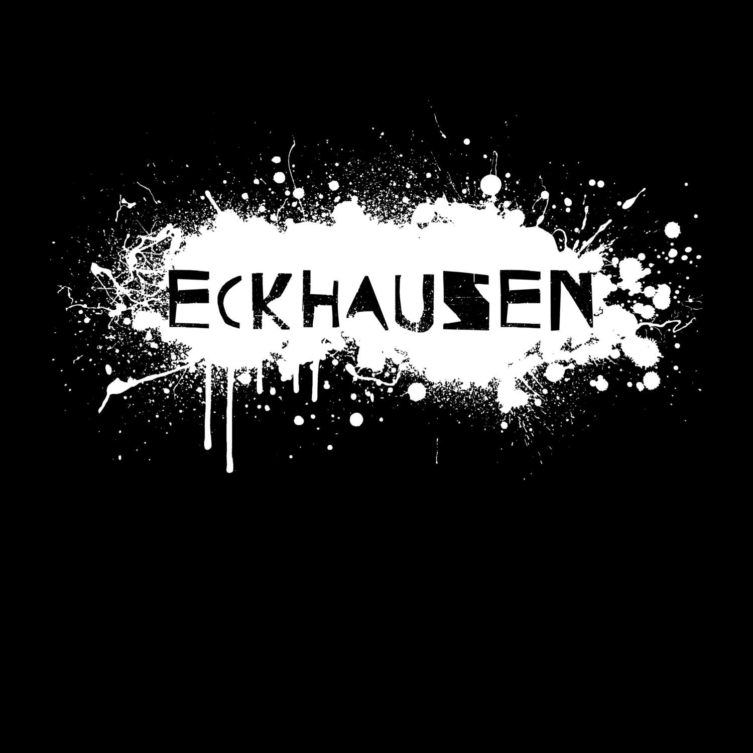 T-Shirt »Paint Splash Punk« für den Ort »Eckhausen«