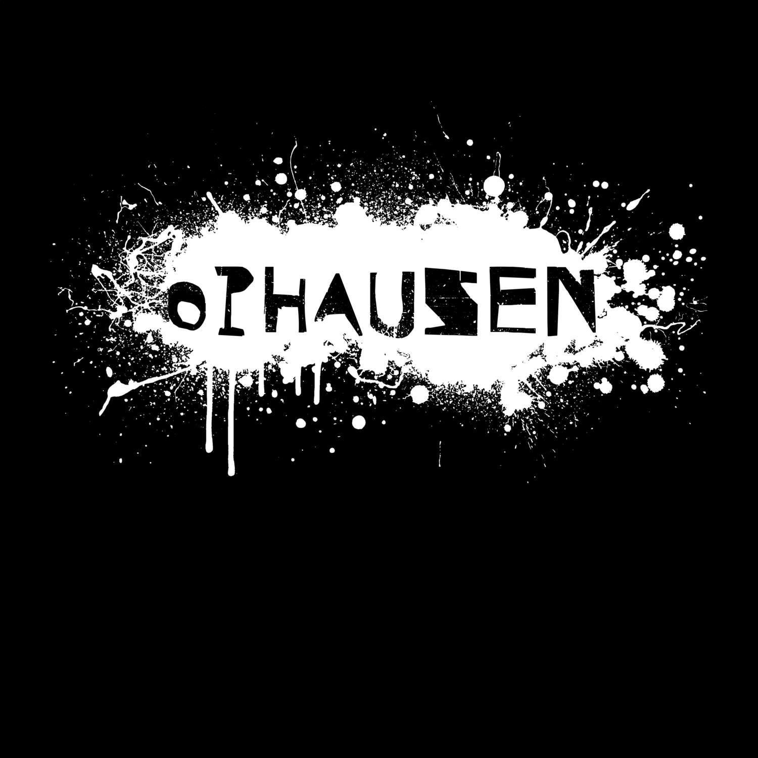 T-Shirt »Paint Splash Punk« für den Ort »Ophausen«