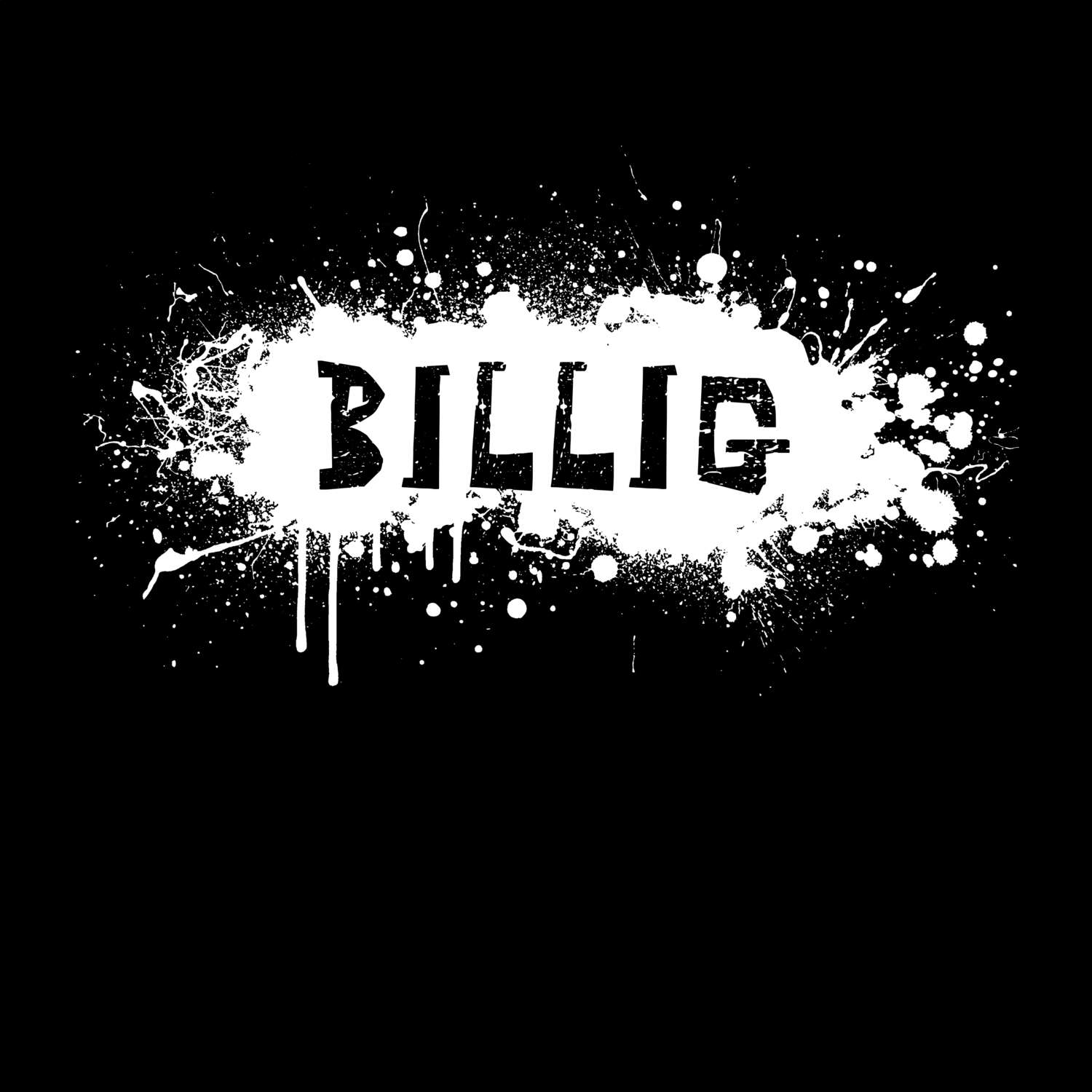 Billig T-Shirt »Paint Splash Punk«