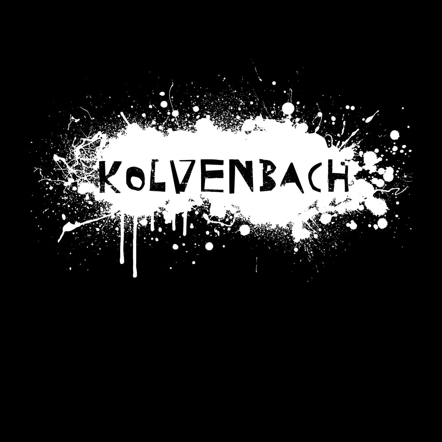 T-Shirt »Paint Splash Punk« für den Ort »Kolvenbach«