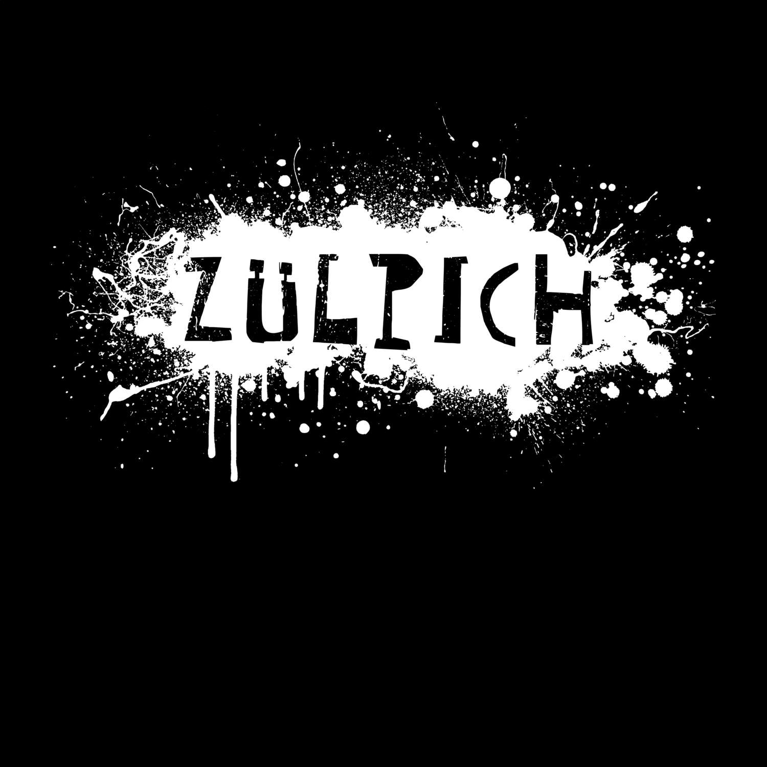 T-Shirt »Paint Splash Punk« für den Ort »Zülpich«