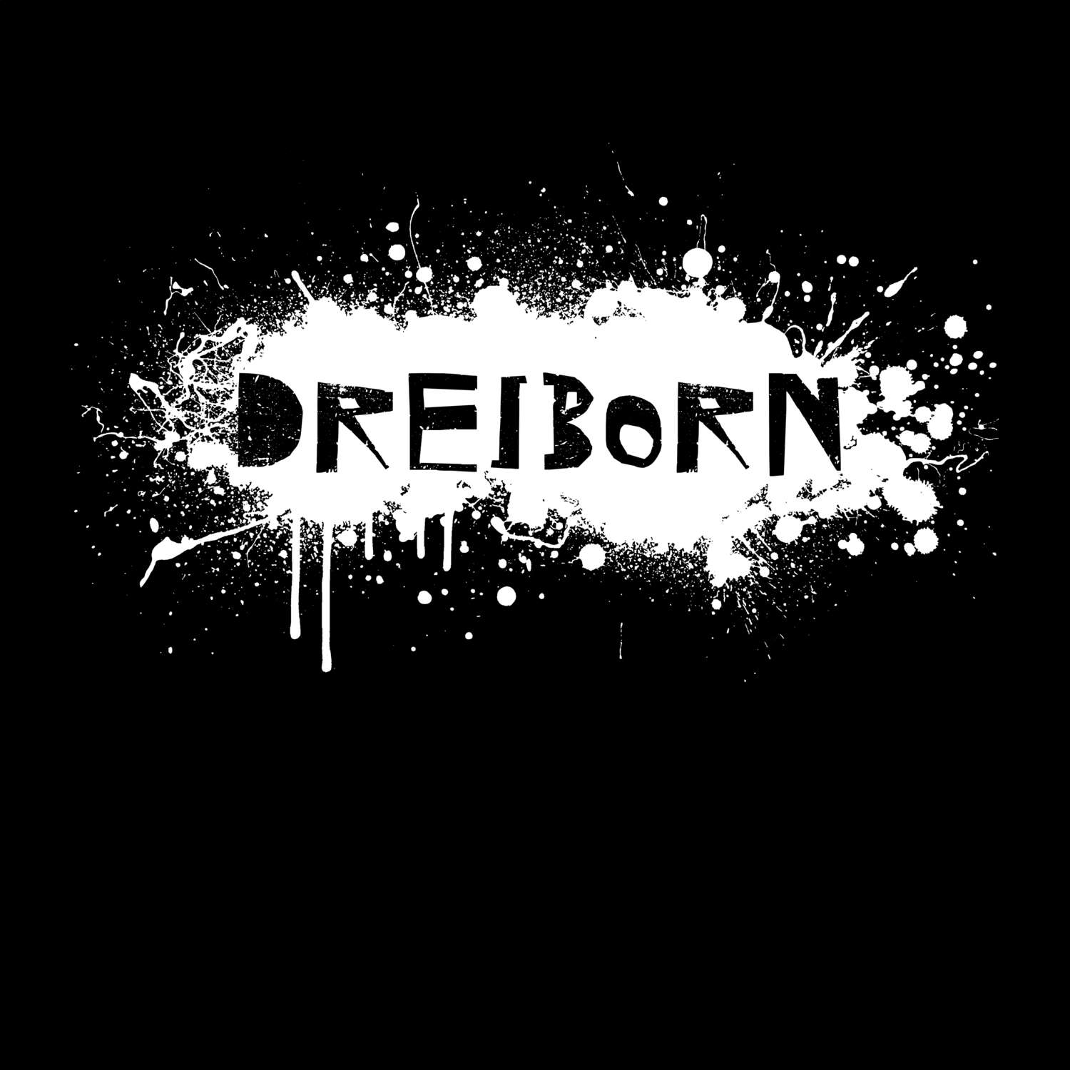 T-Shirt »Paint Splash Punk« für den Ort »Dreiborn«