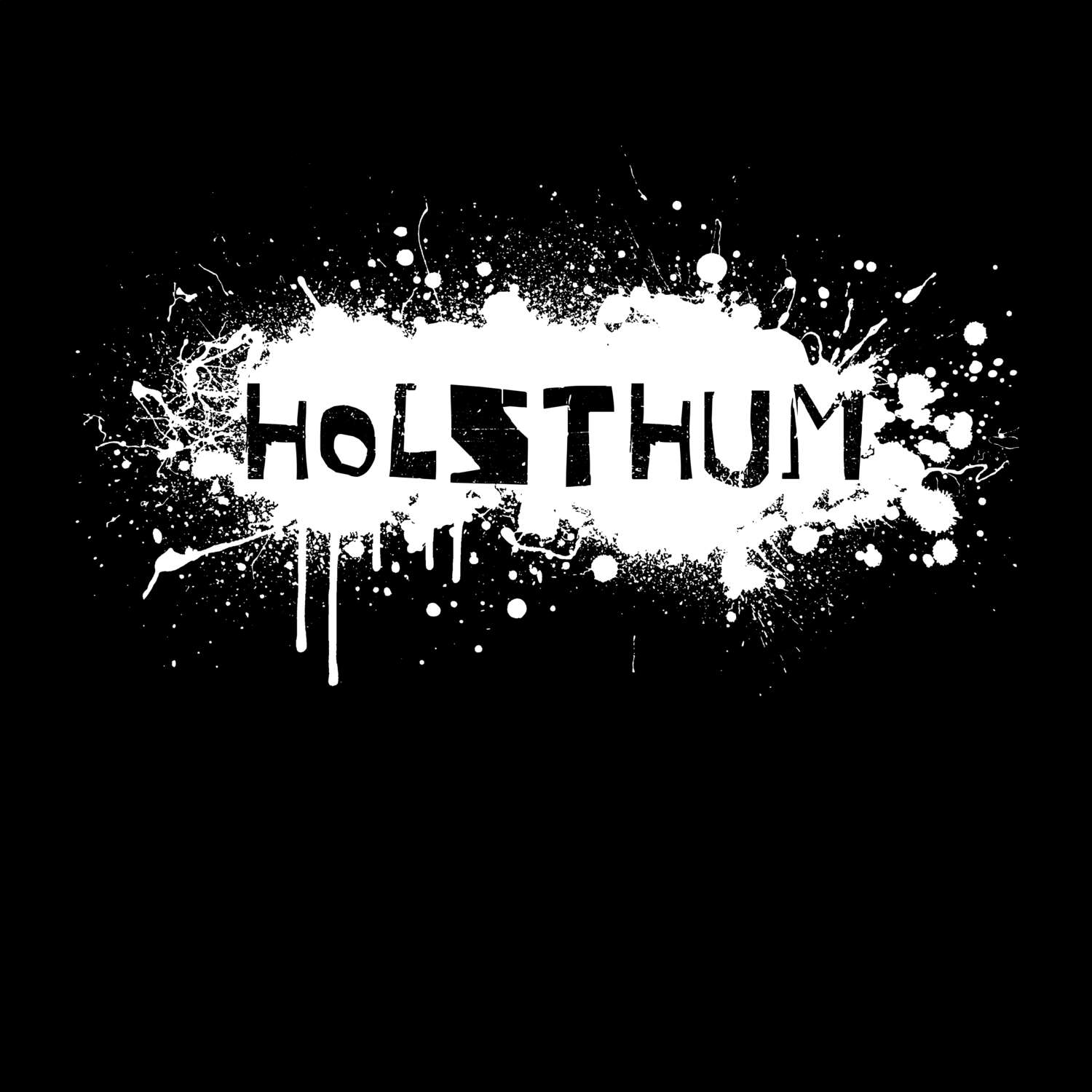 Holsthum T-Shirt »Paint Splash Punk«