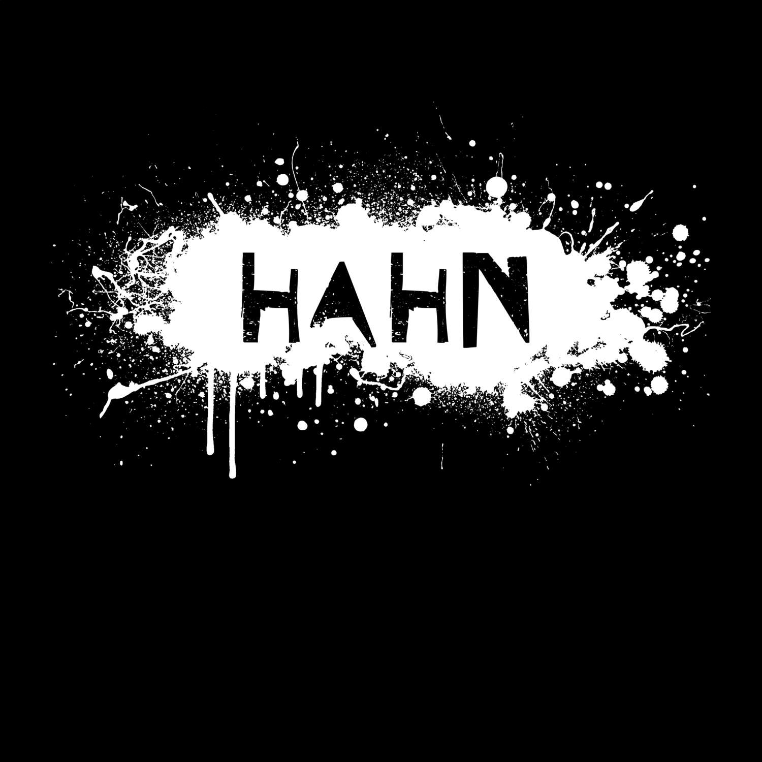 T-Shirt »Paint Splash Punk« für den Ort »Hahn«