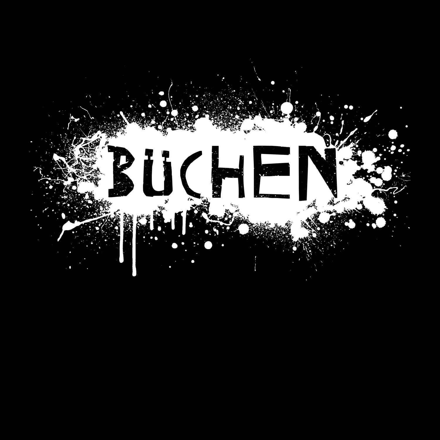 Büchen T-Shirt »Paint Splash Punk«