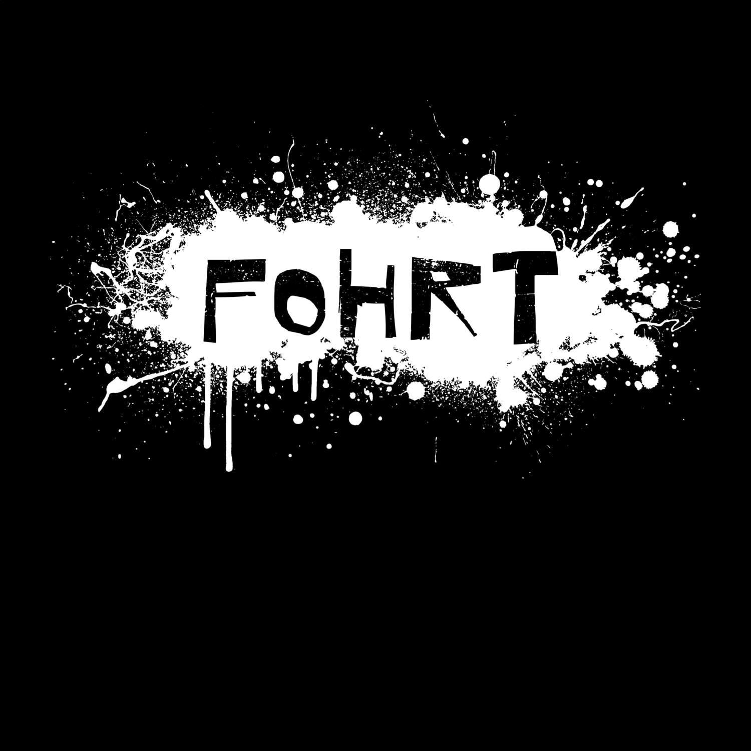 Fohrt T-Shirt »Paint Splash Punk«