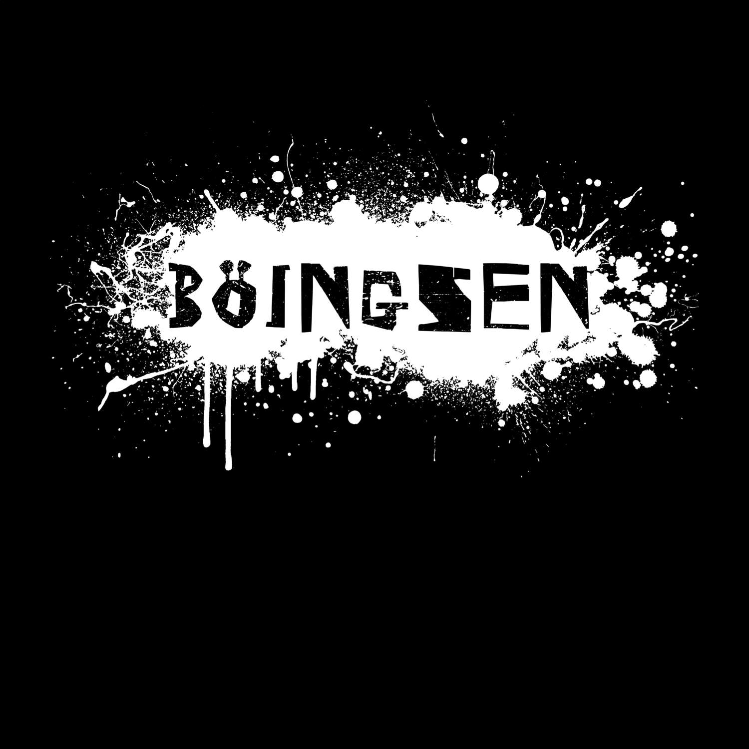 T-Shirt »Paint Splash Punk« für den Ort »Böingsen«