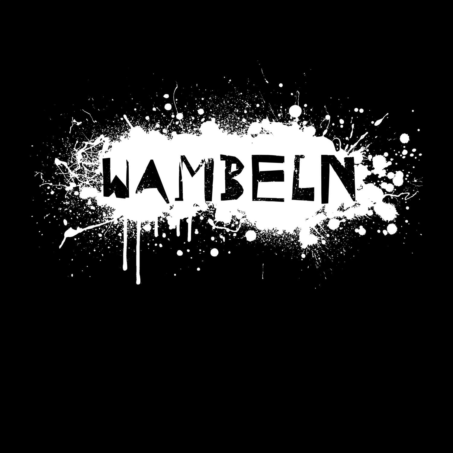 Wambeln T-Shirt »Paint Splash Punk«