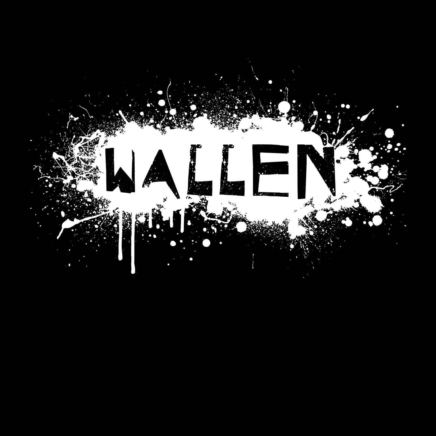 Wallen T-Shirt »Paint Splash Punk«