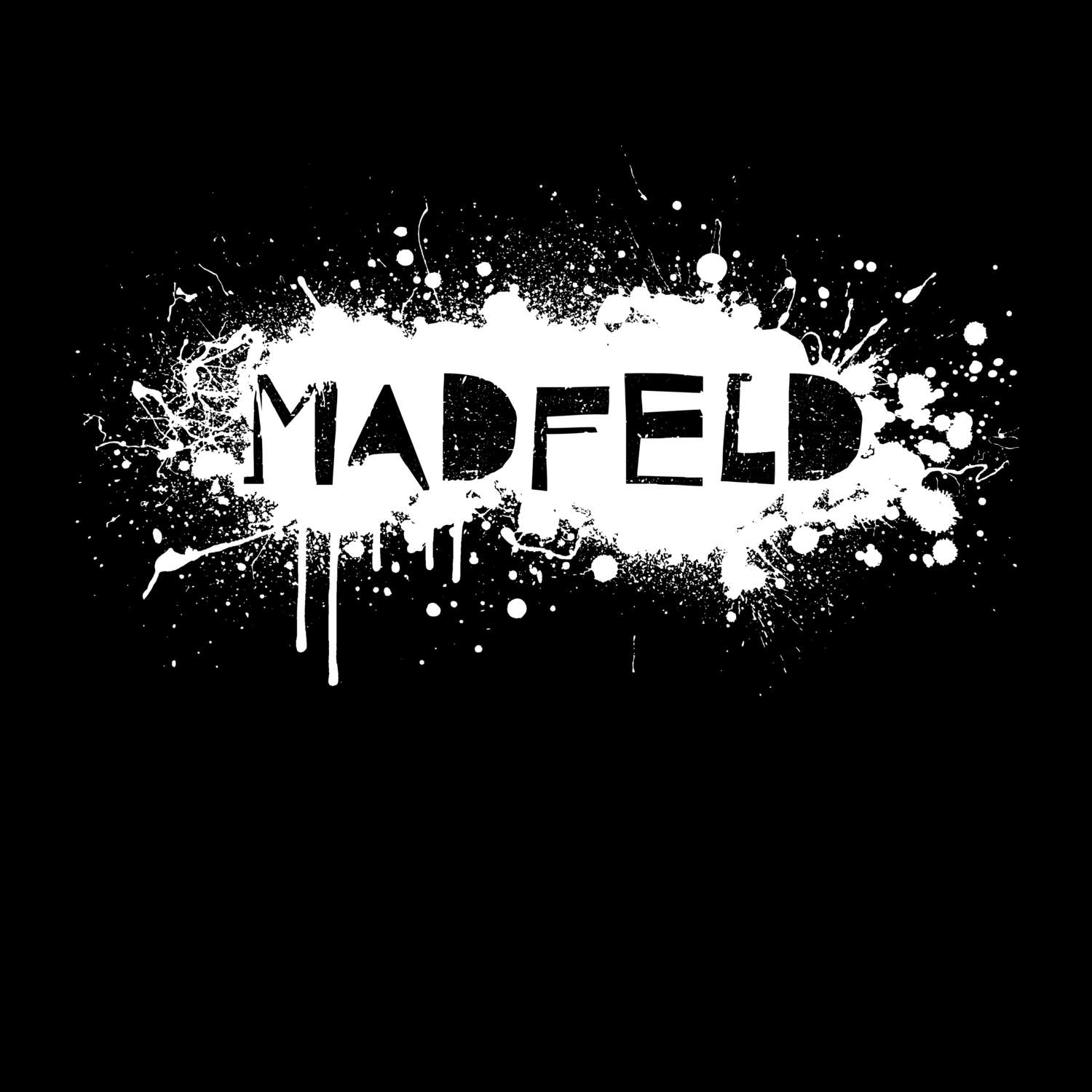 Madfeld T-Shirt »Paint Splash Punk«