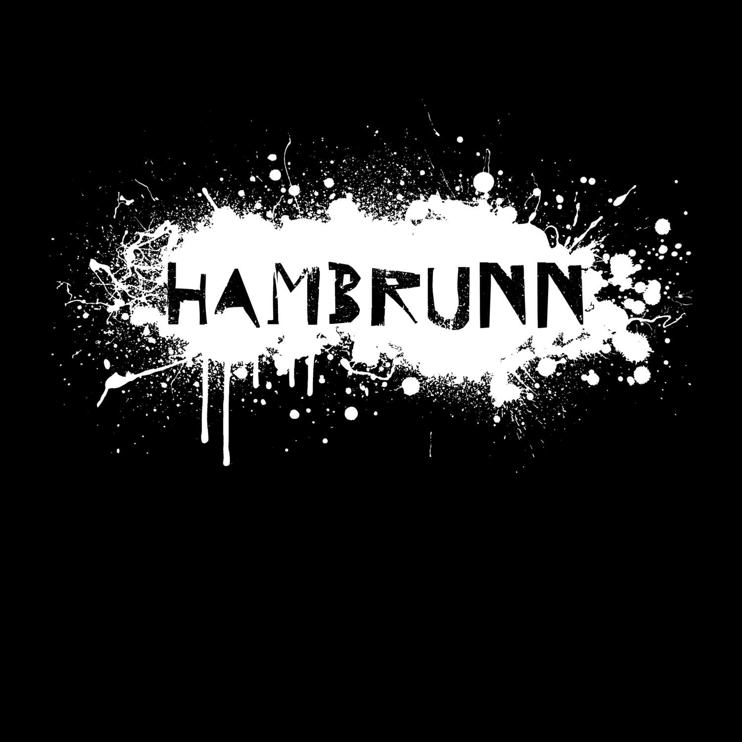 Hambrunn T-Shirt »Paint Splash Punk«