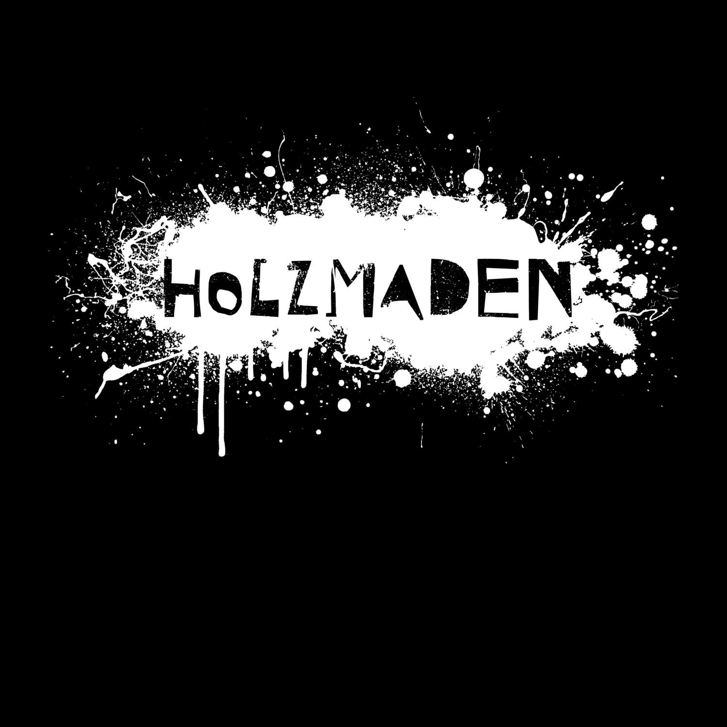 T-Shirt »Paint Splash Punk« für den Ort »Holzmaden«