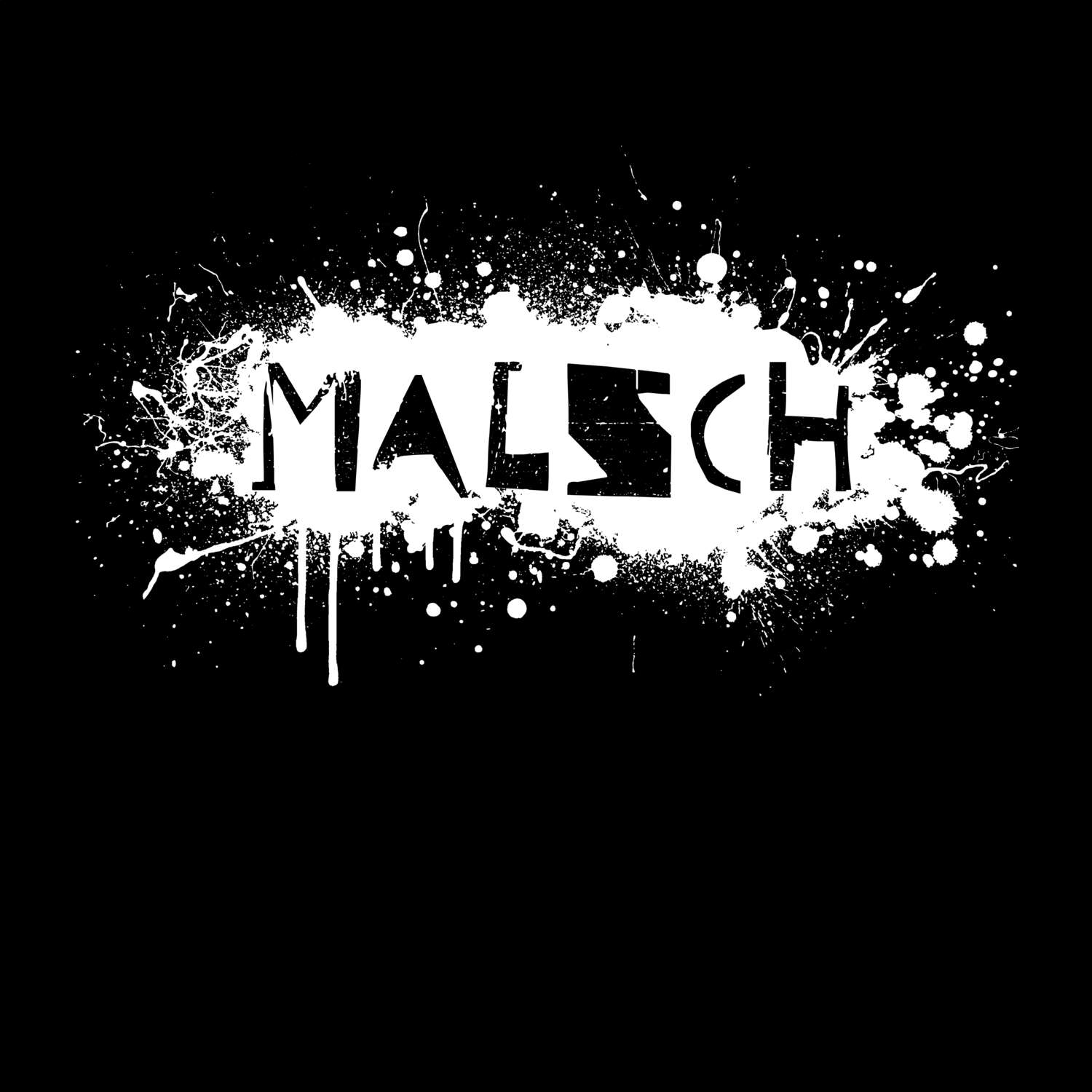 T-Shirt »Paint Splash Punk« für den Ort »Malsch«