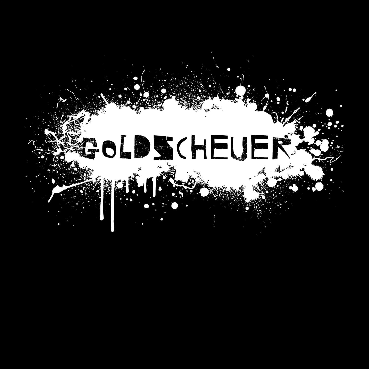 Goldscheuer T-Shirt »Paint Splash Punk«