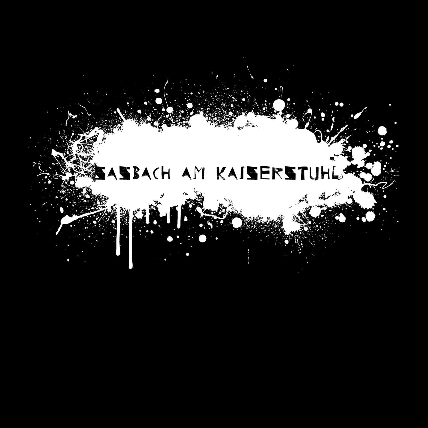 Sasbach am Kaiserstuhl T-Shirt »Paint Splash Punk«