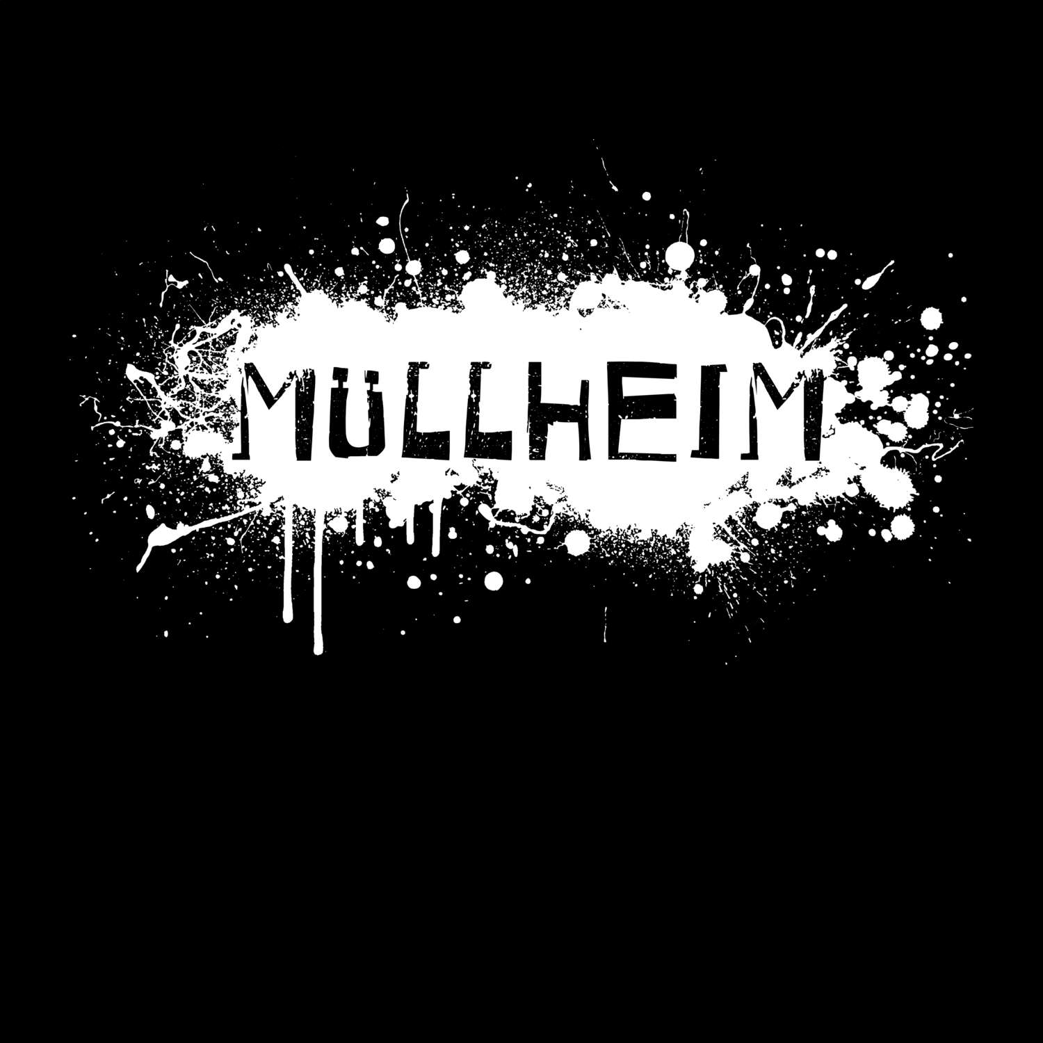 Müllheim T-Shirt »Paint Splash Punk«