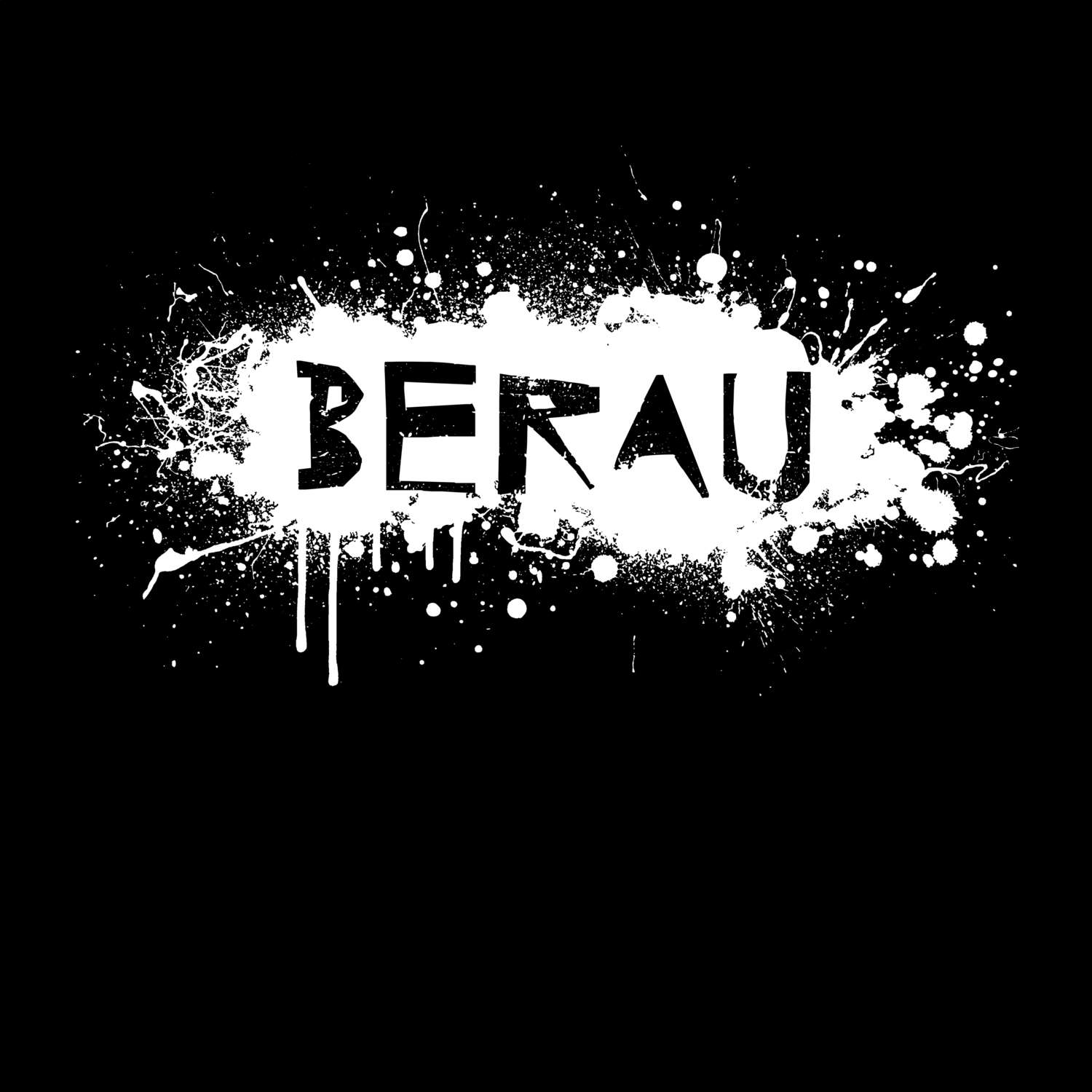 T-Shirt »Paint Splash Punk« für den Ort »Berau«