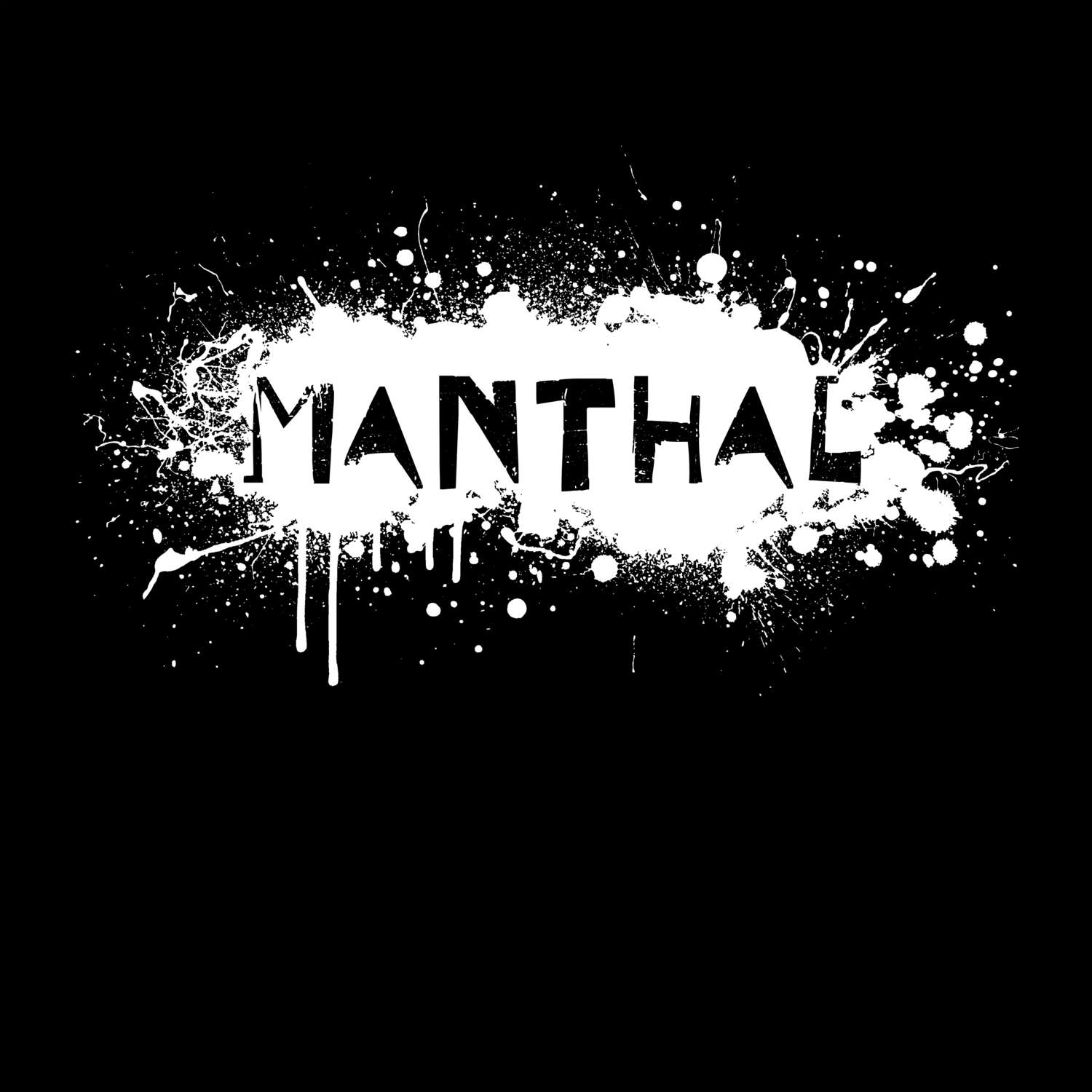 Manthal T-Shirt »Paint Splash Punk«