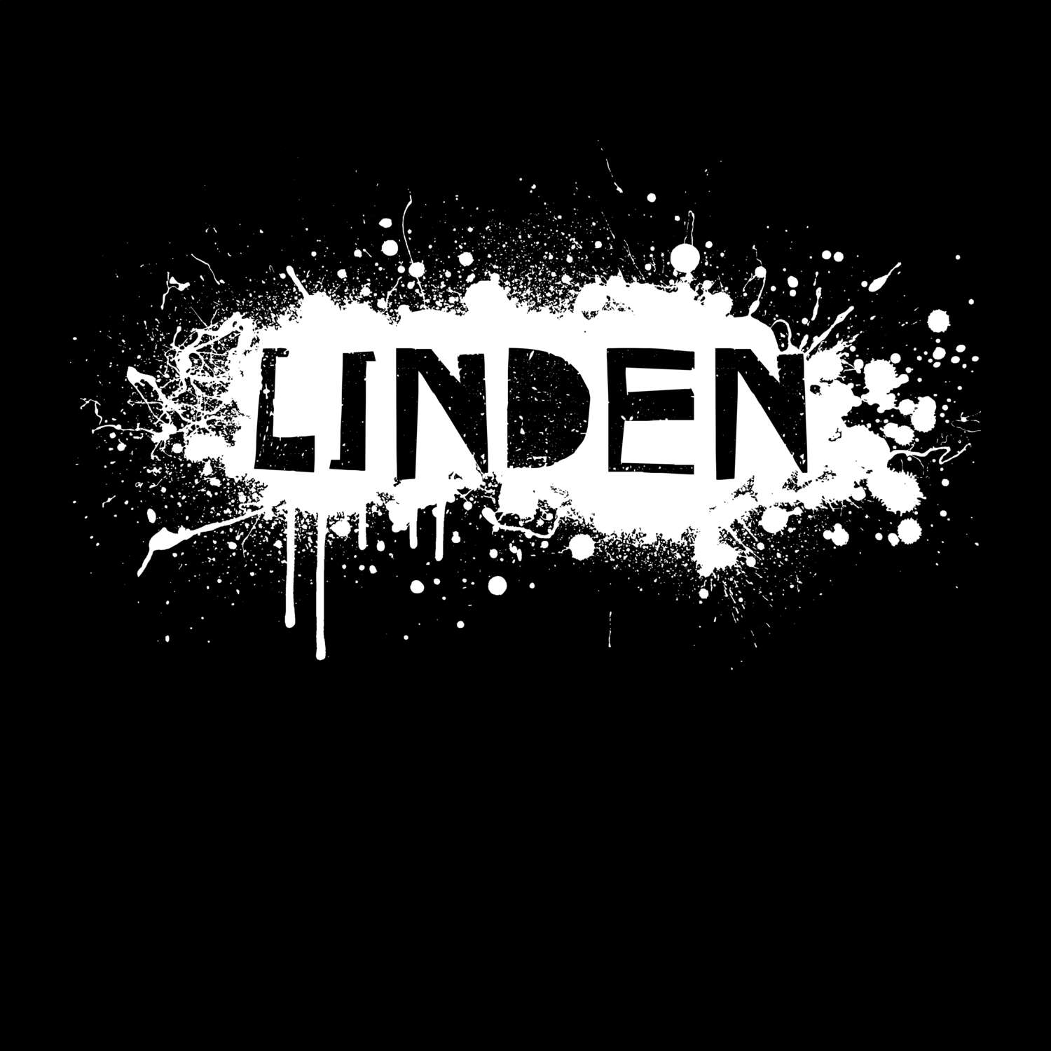 T-Shirt »Paint Splash Punk« für den Ort »Linden«